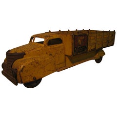Mid Century Antique Marx Pressed Steel Coca Cola Truck, circa 1949