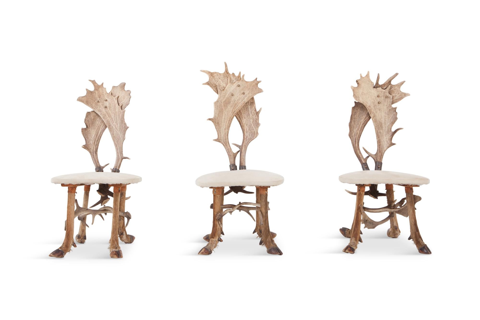 Midcentury Antler 'Chalet' Table and Chairs 4
