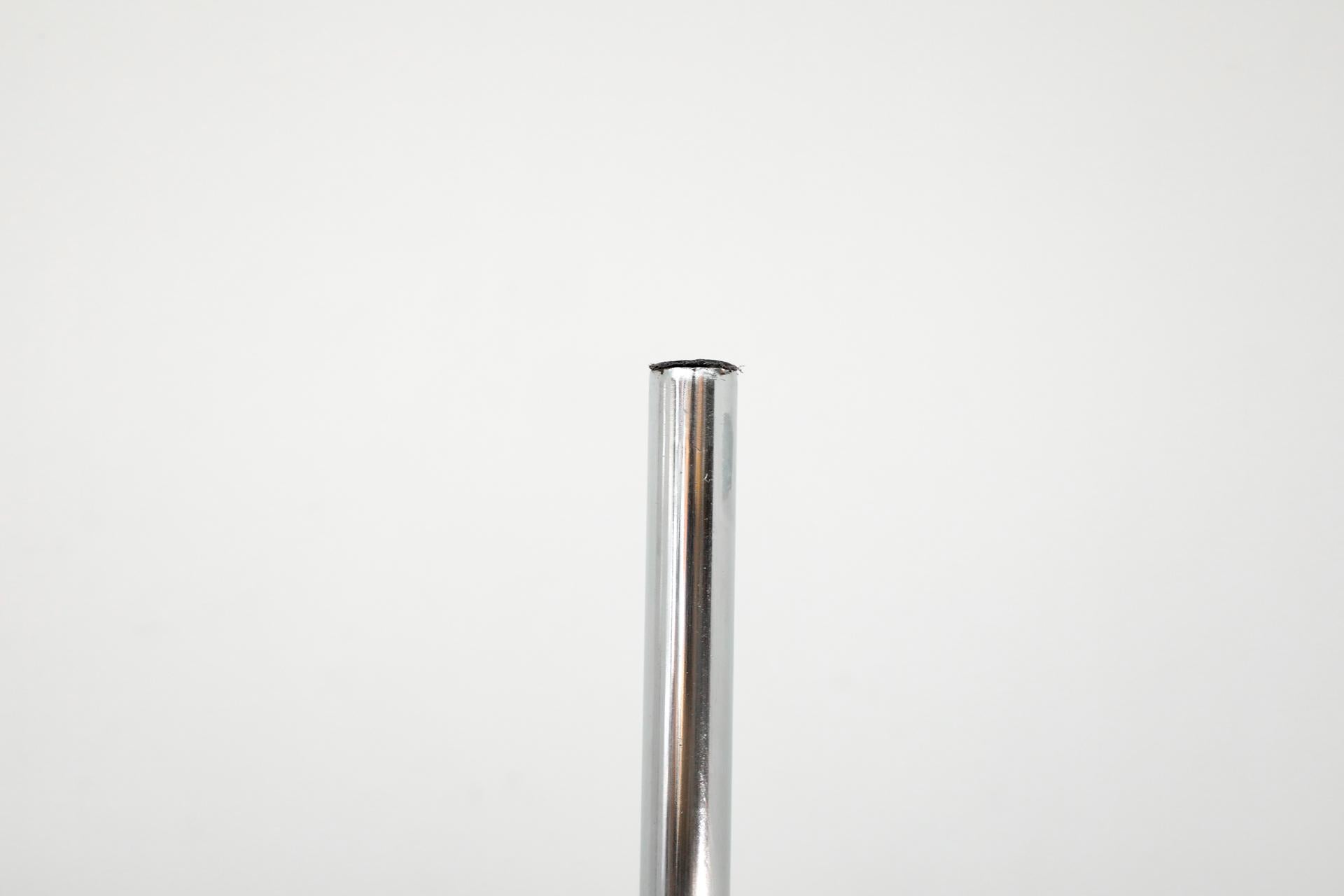 Mid-Century Anvia Dark Brown Enameled Metal Adjustable Triple Spot Floor Lamp For Sale 13