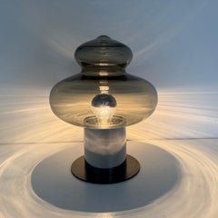 Mid century Anvia Holland glass table lamp , 1970’s