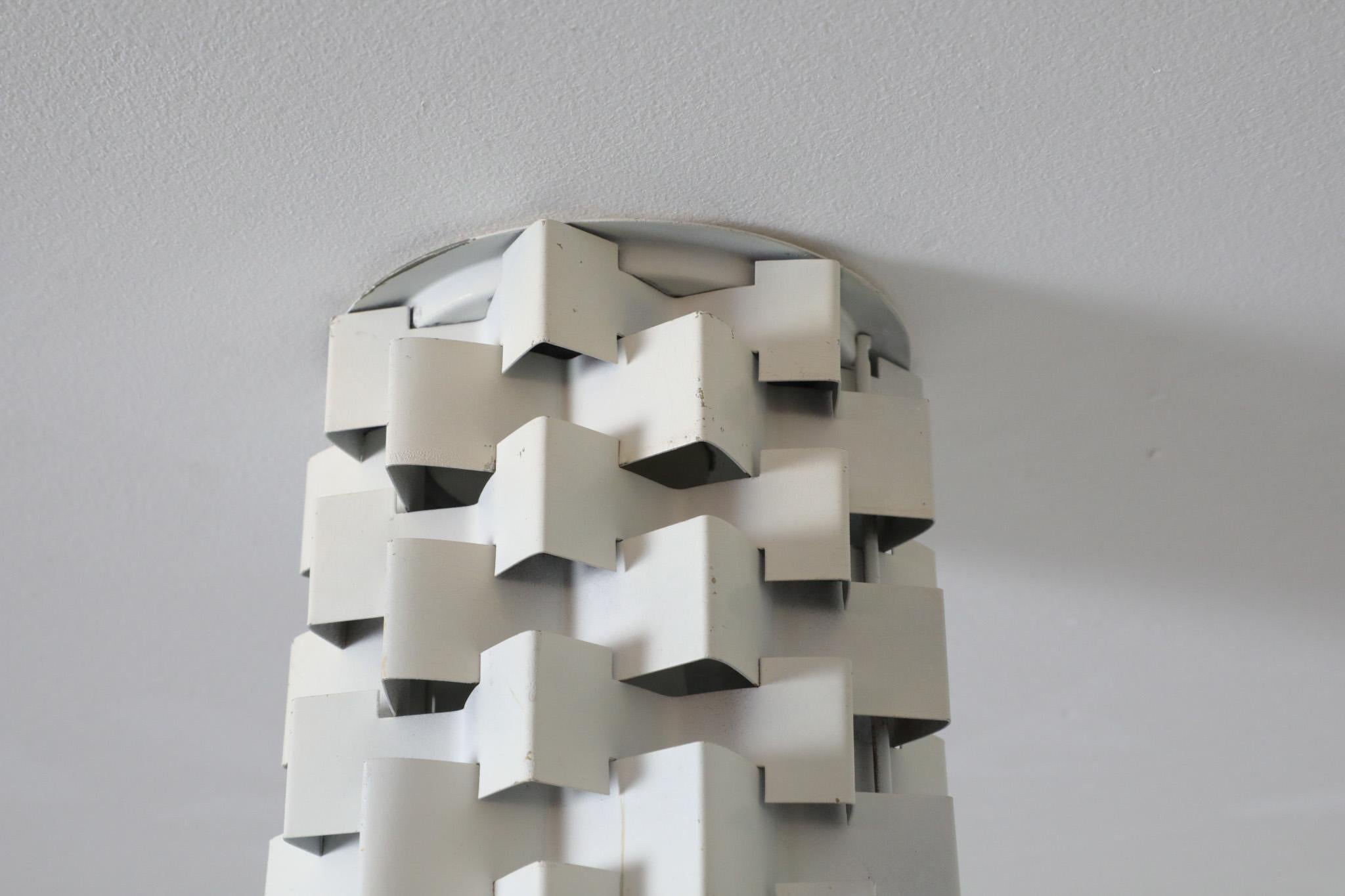 20th Century Mid-Century Anvia Style Architectural Flush Mount Ceiling Light