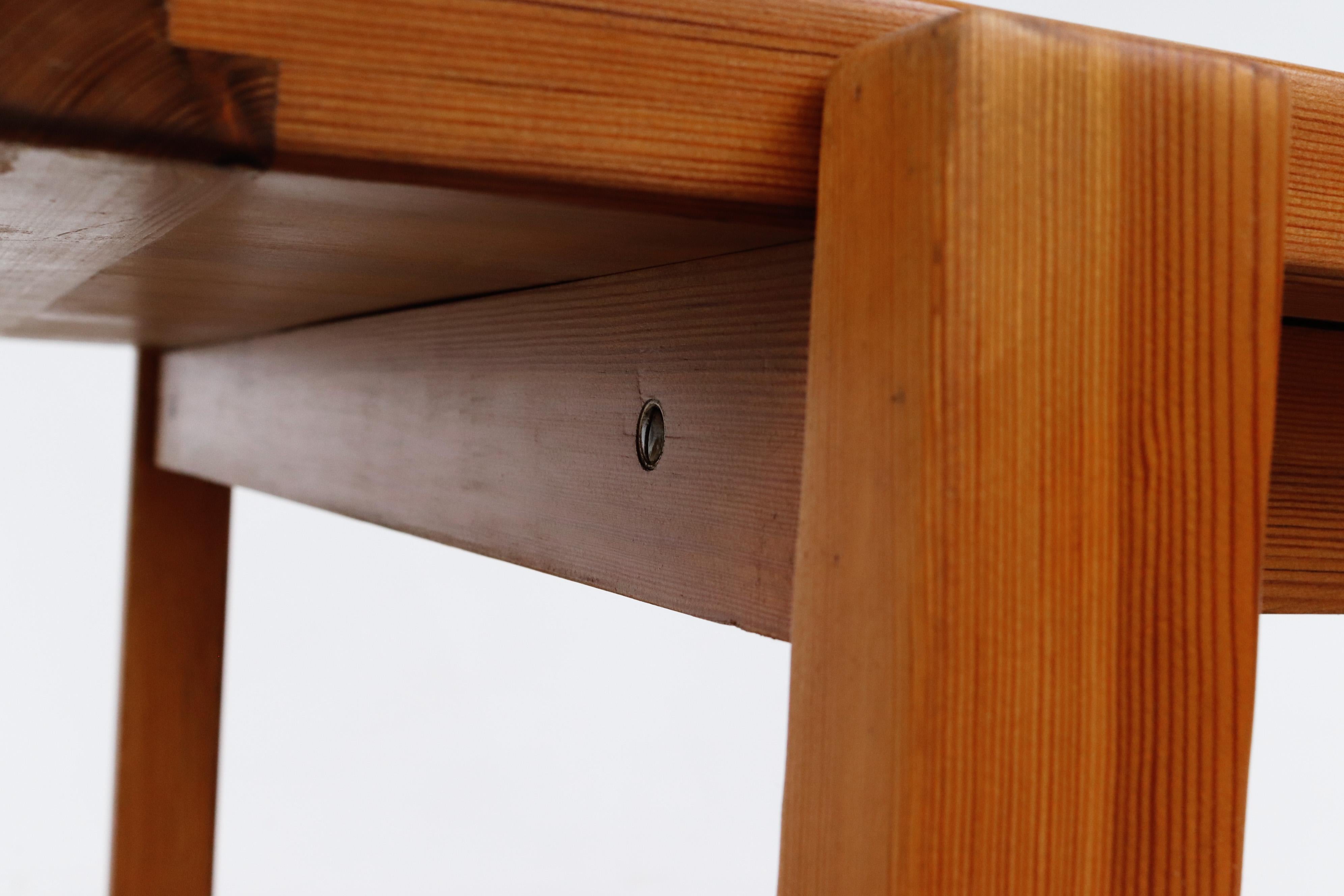 Mid-Century Apeldoorn 'Attr' Douglas Fir Dining Table 7