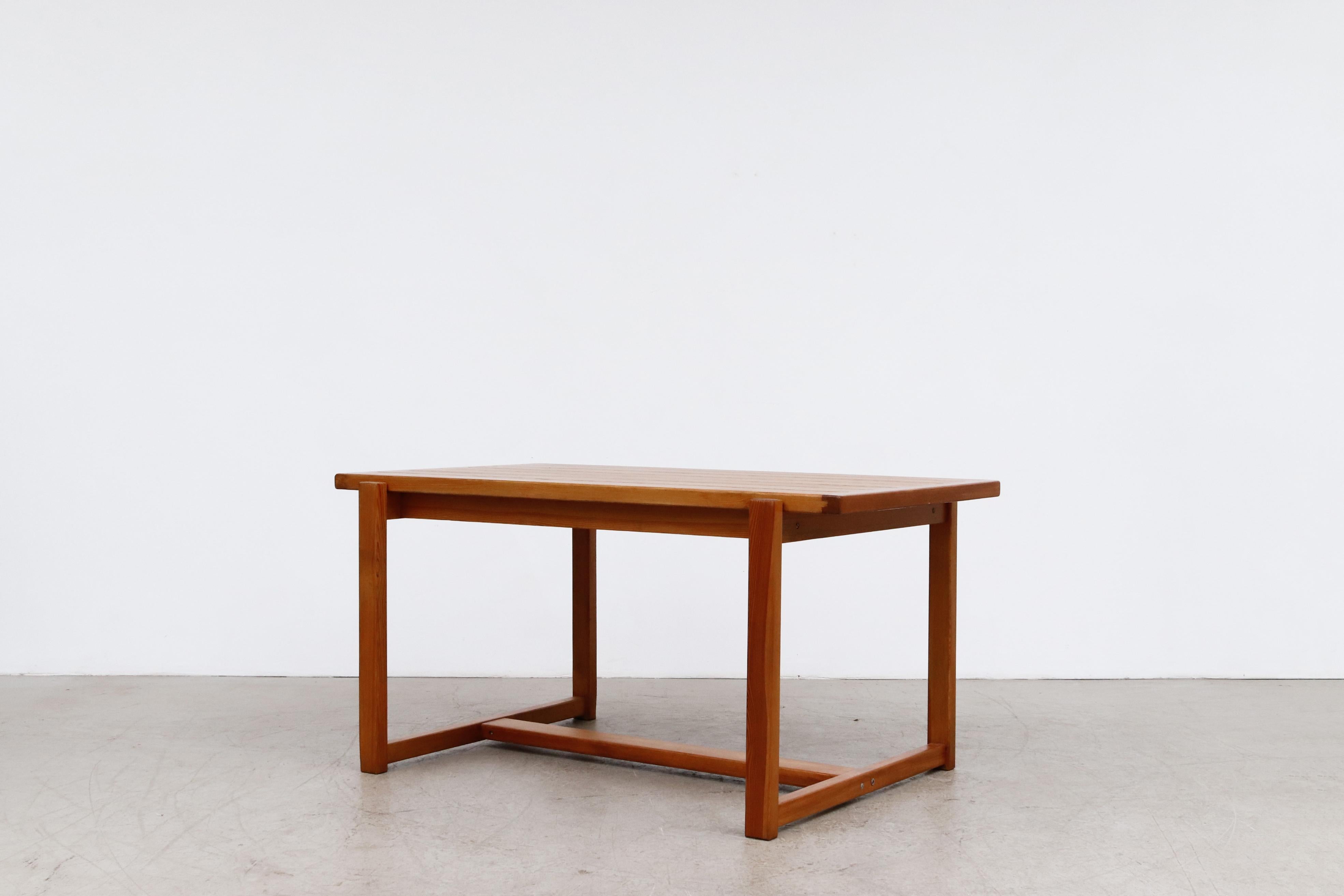 Mid-Century Modern Mid-Century Apeldoorn 'Attr' Douglas Fir Dining Table