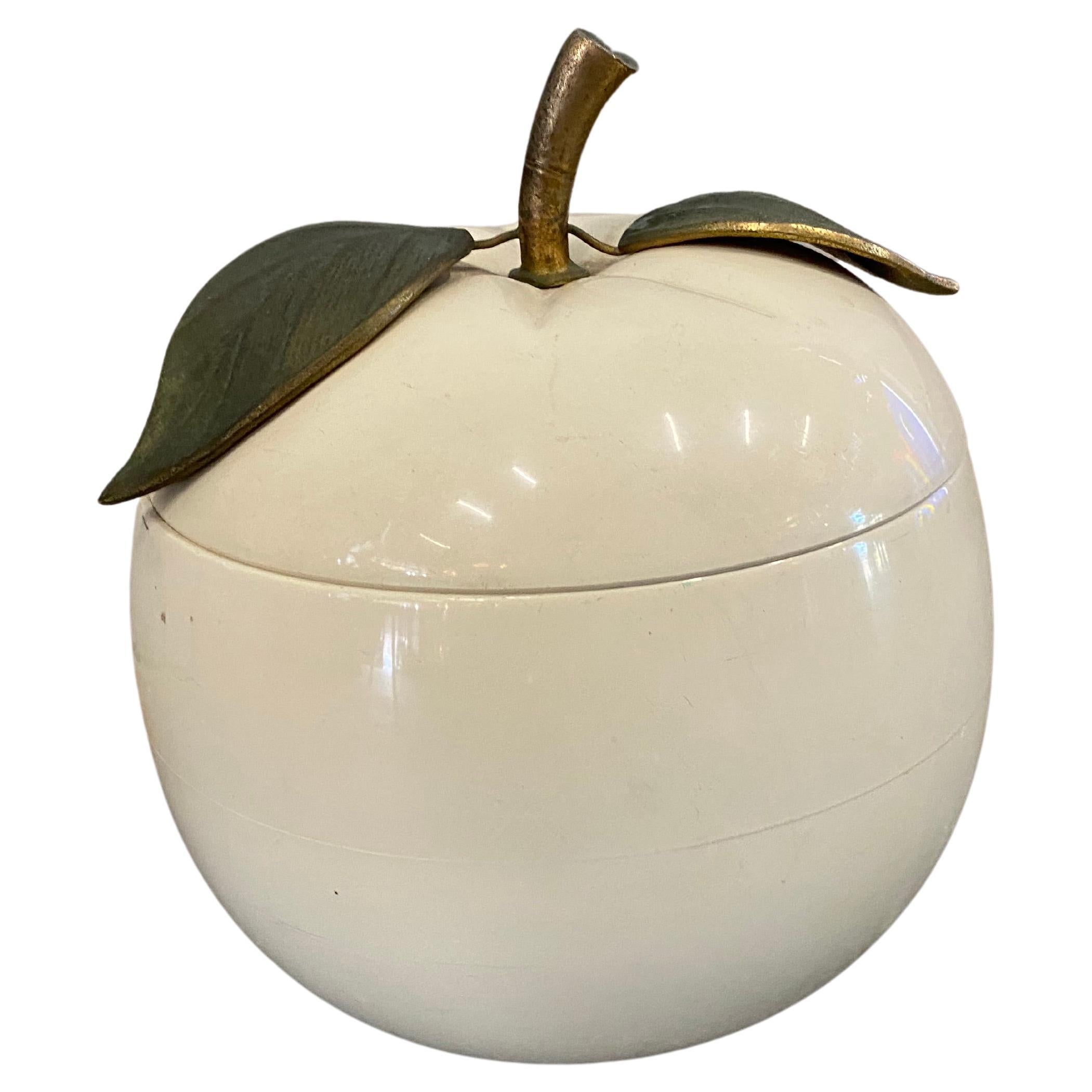 Mid Century Apple Ice Bucket by Freddo Therm/ Hans Thurnwald For Sale