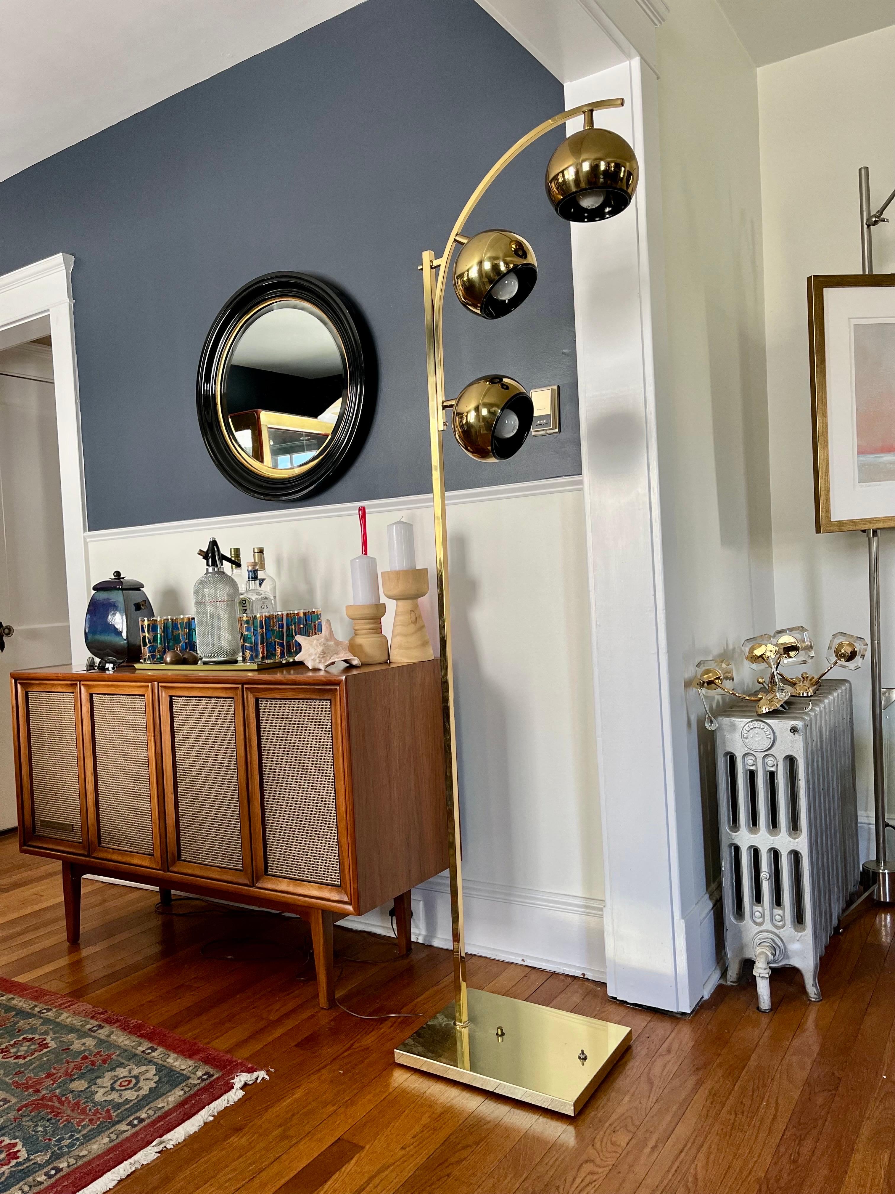 Mid Century Arc Floor Lamp 1