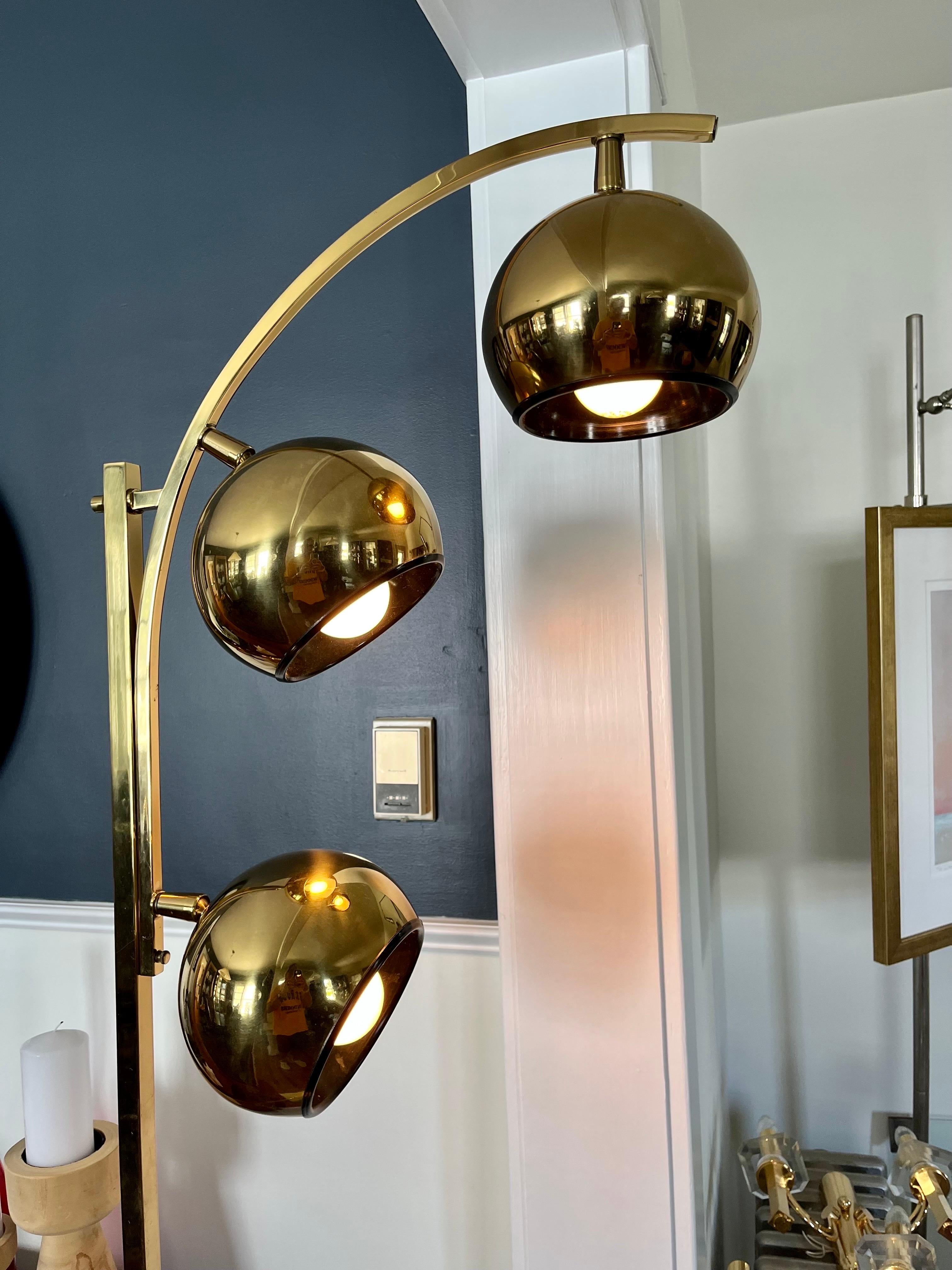 Unknown Mid Century Arc Floor Lamp