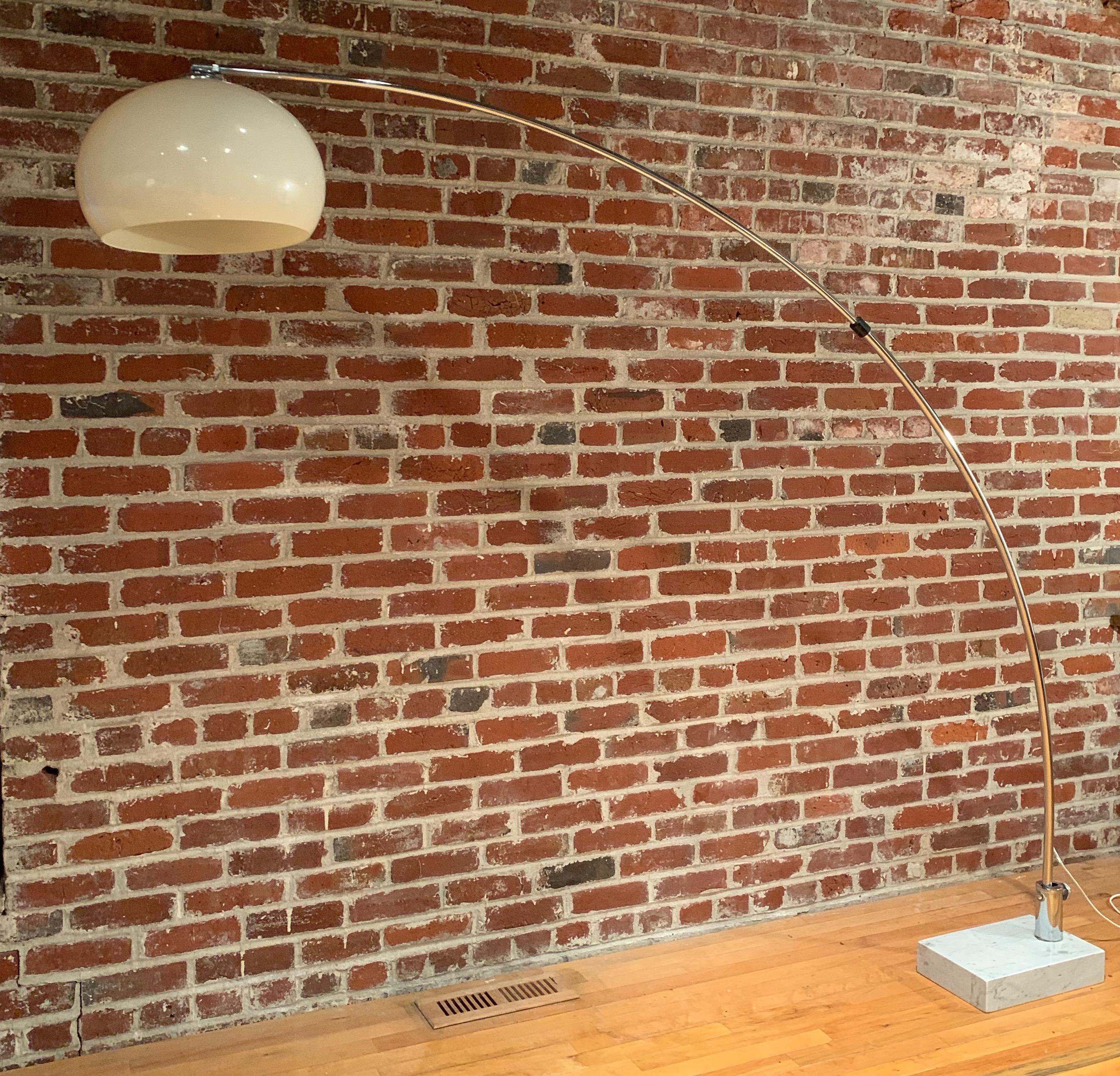 mid century arc floor lamp