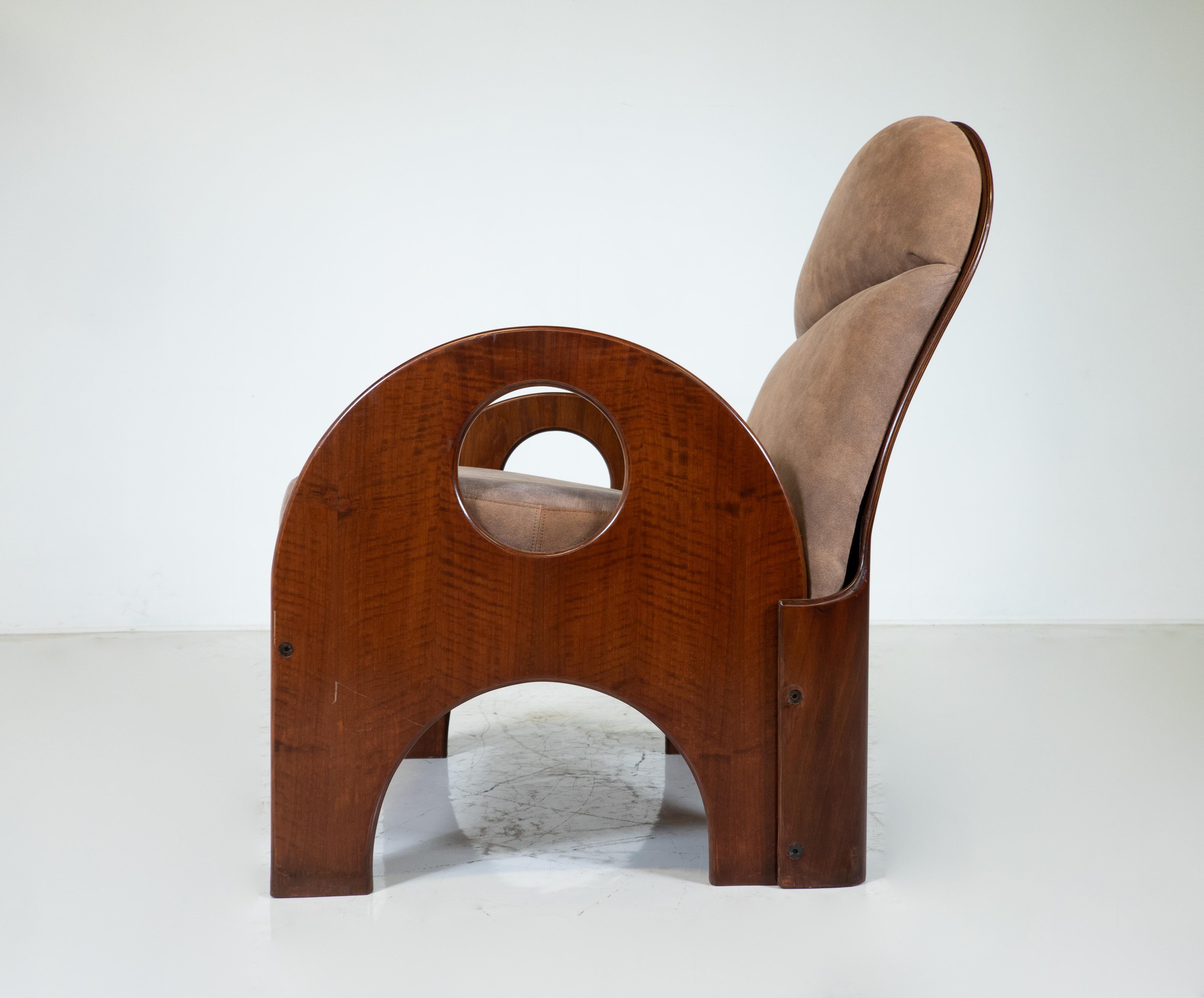 Mid-Century Arcata Armchair by Gae Aulenti for Poltronova, 1960s For Sale 3