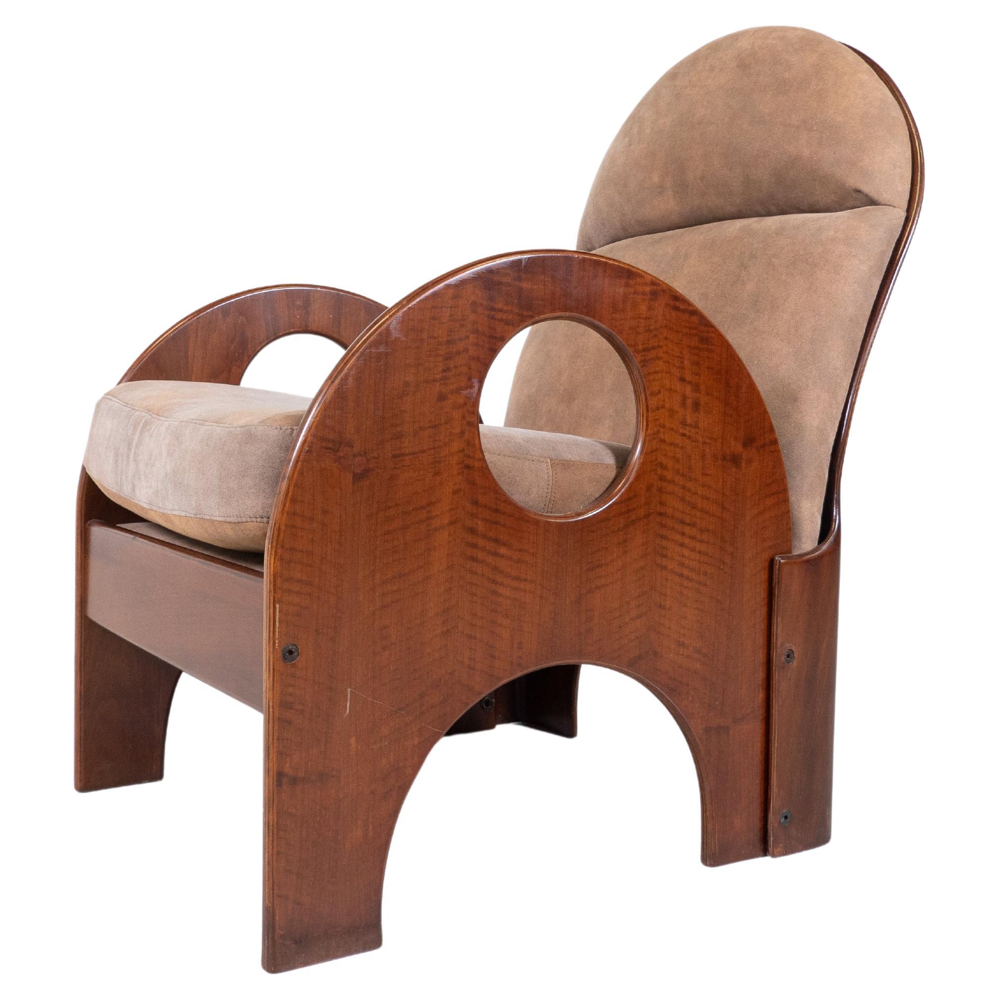 Fauteuil Arcata du milieu du siècle dernier de Gae Aulenti pour Poltronova, années 1960 en vente