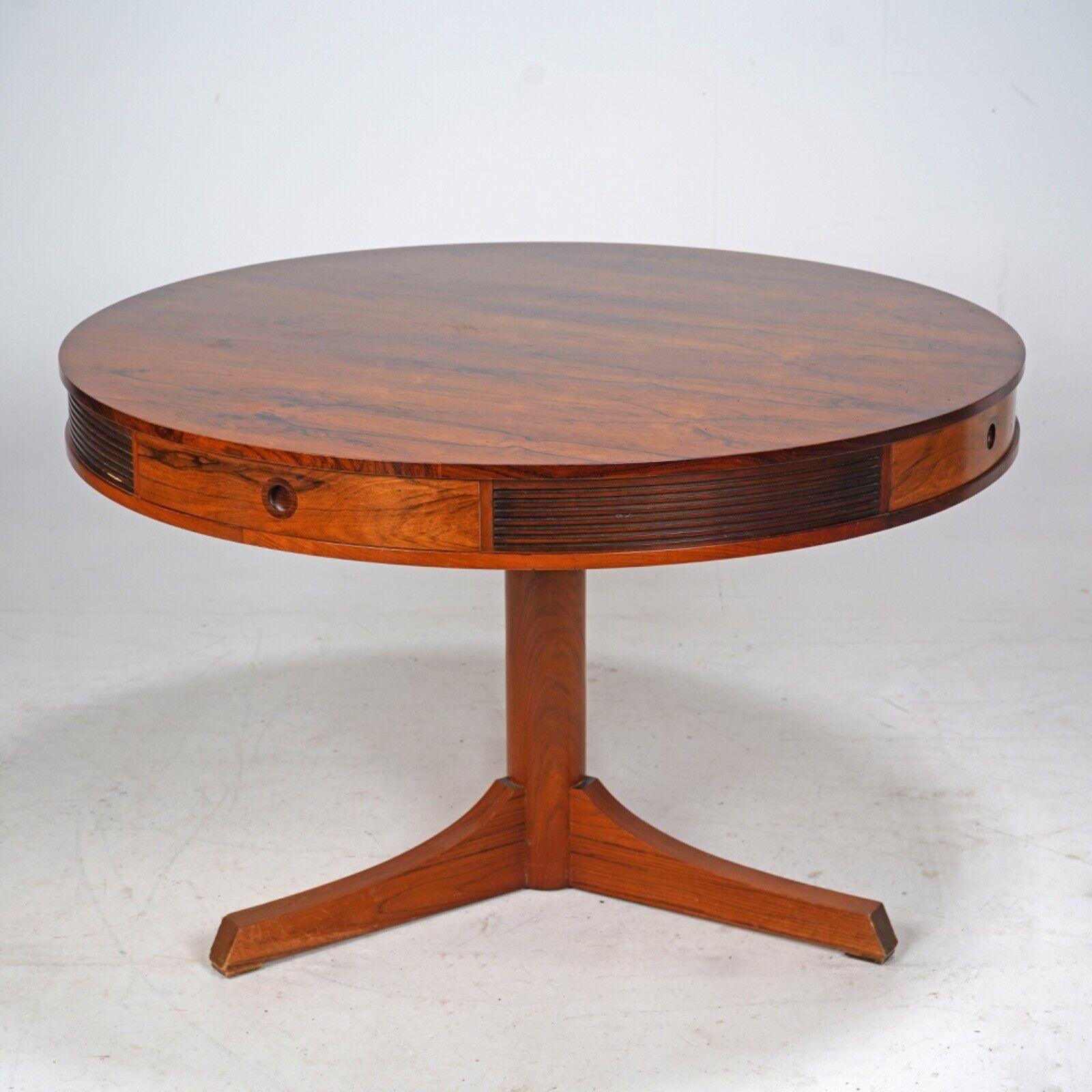 Mid-Century Modern Mid Century Archie Shine Drum Table For Robert Heritage For Sale
