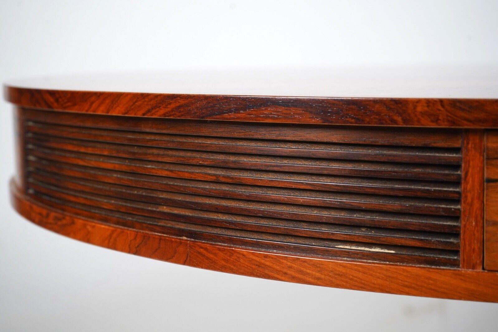 Mid Century Archie Shine Drum Table For Robert Heritage In Good Condition For Sale In Dorchester, GB
