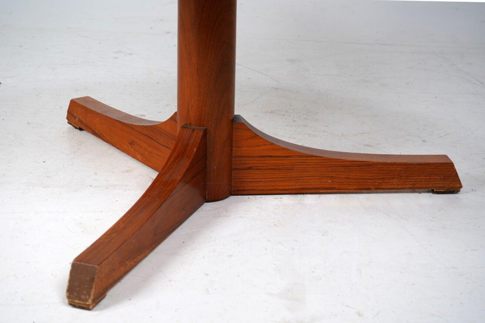 Teak Mid Century Archie Shine Drum Table For Robert Heritage For Sale