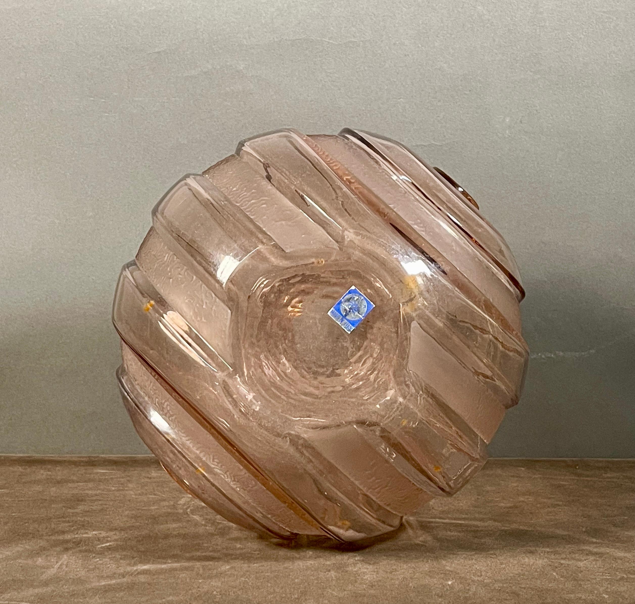 Jarrón de cristal firmado en Murano de mediados de siglo Archimede Seguso Acreditado Vidrio en venta