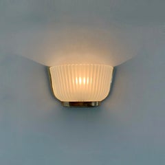 Mid-Century Archimede Seguso  Murano Glass Sconce, circa 1940, Italy.