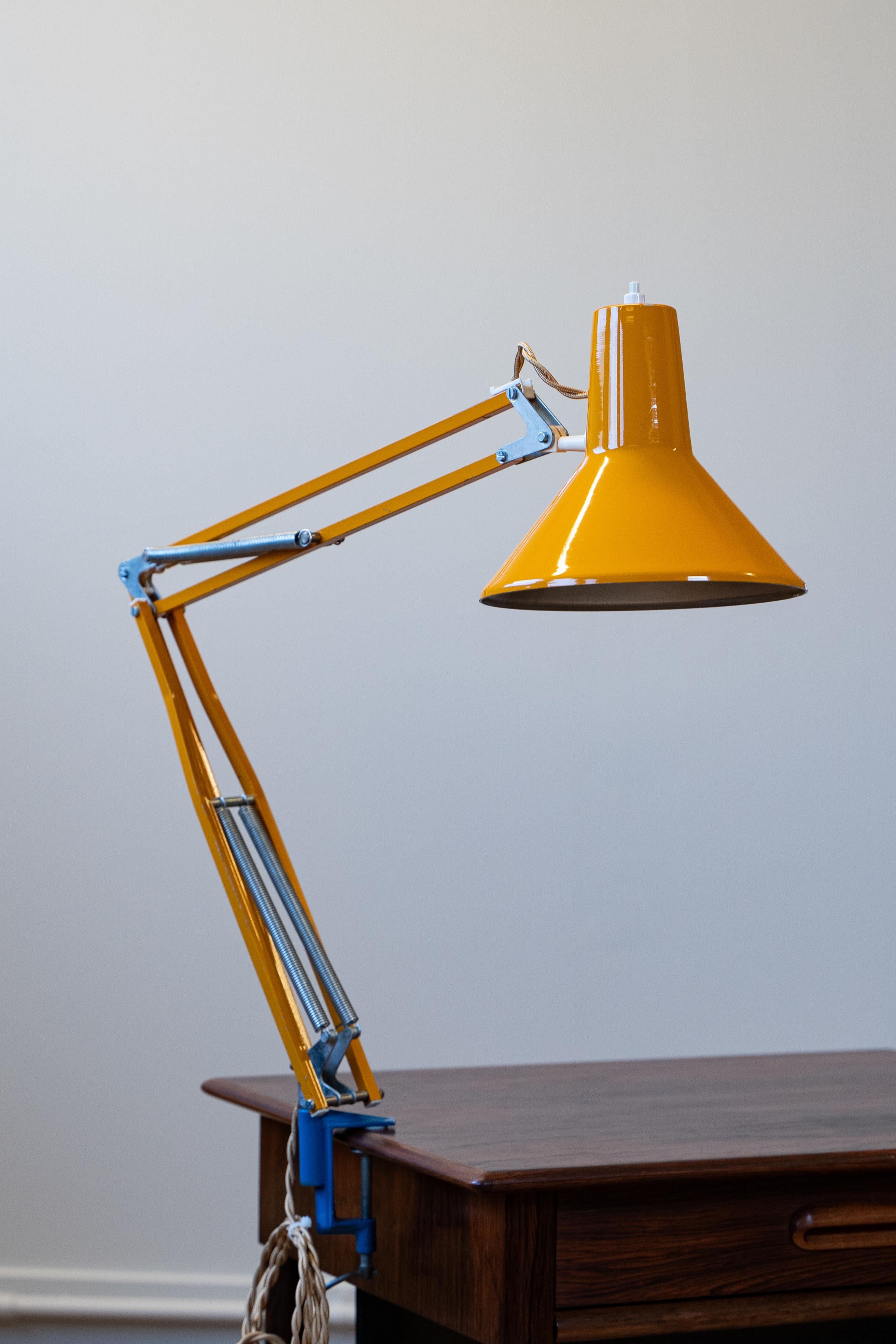 Mid-Century Modern Mid-Century Architect Lamp from HCF Denmark, 1960s