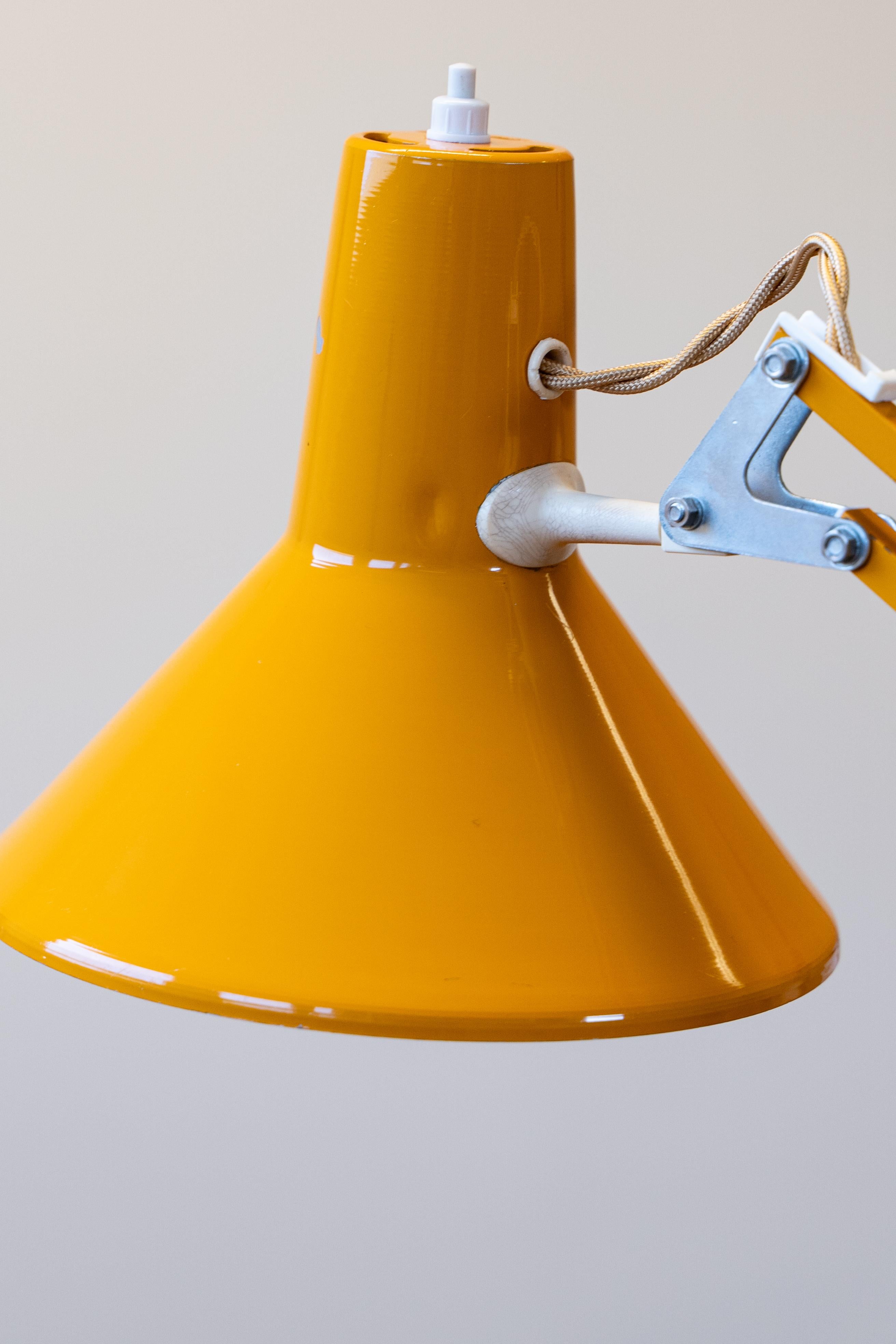 Mid-Century Architect Lamp from HCF Denmark, 1960s In Good Condition In Oslo, NO