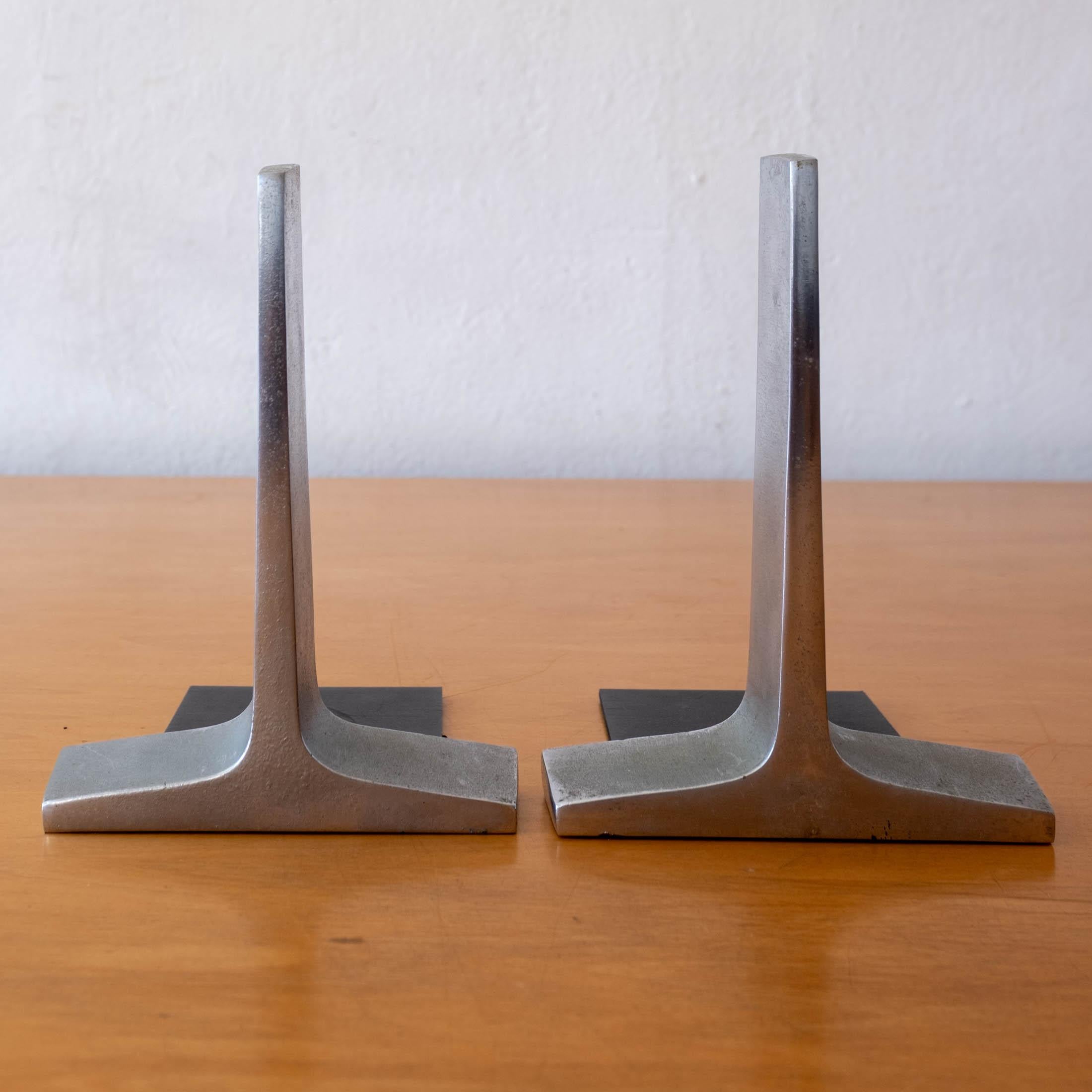 Mid Century Ben Seibel Architectural Bookends 1960s In Good Condition In San Diego, CA