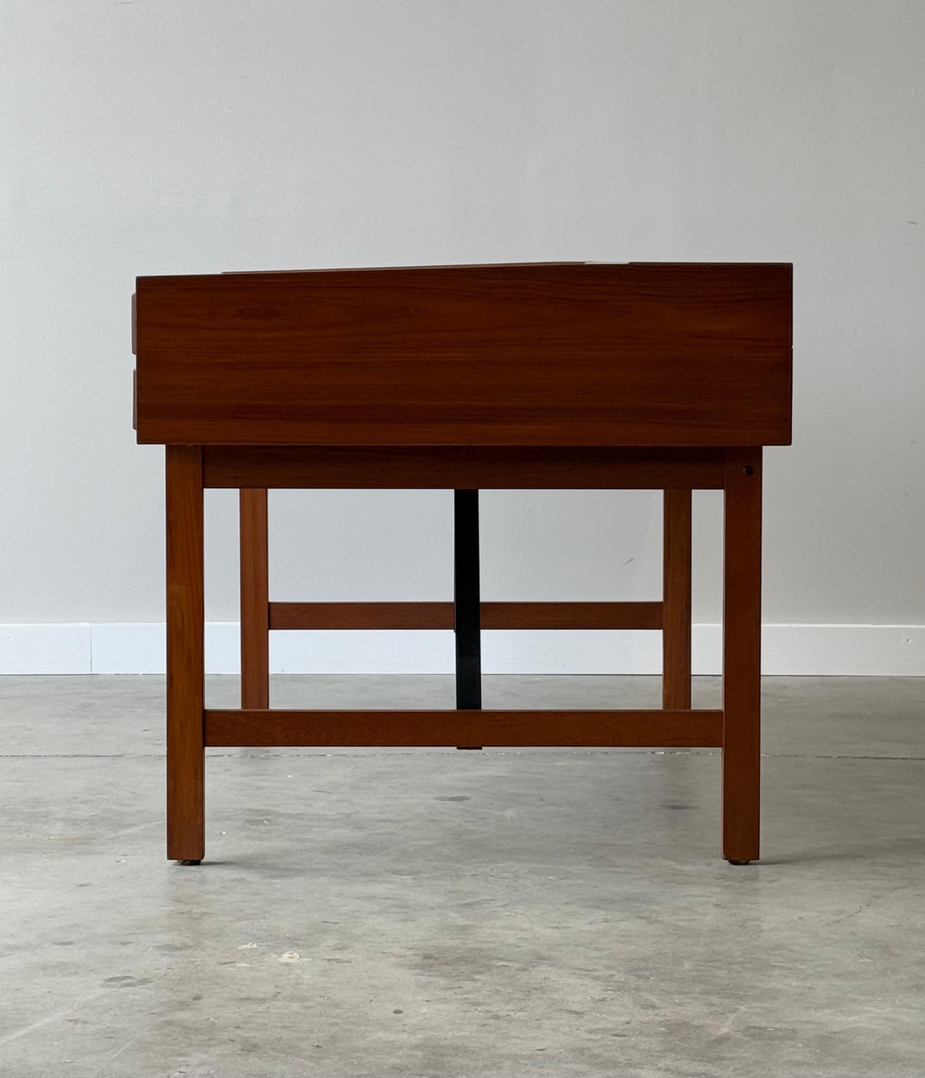Mid-Century Architectural Firm Executive Desk Designed by Svend Aage Madsen For Sale 7