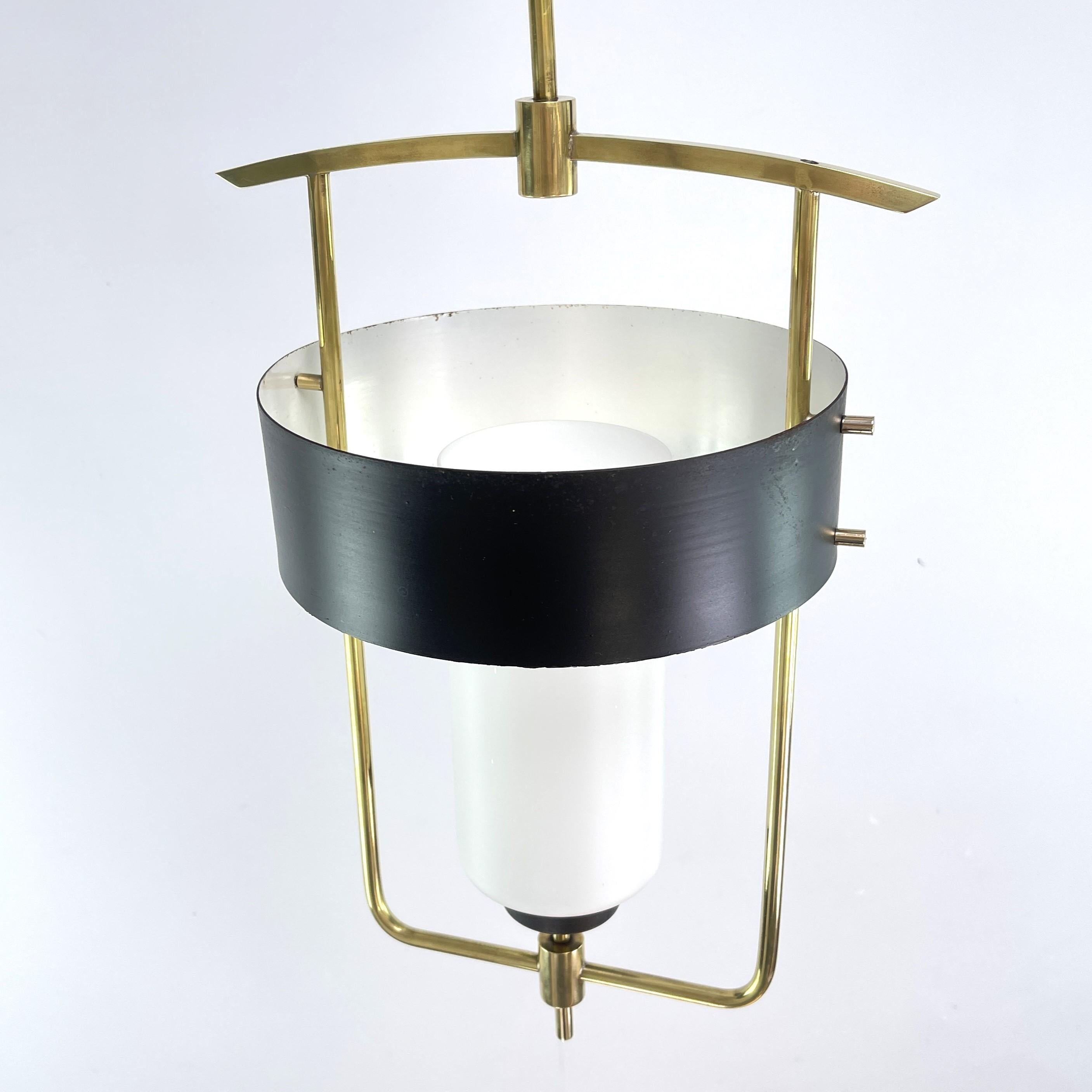 Mid-Century moderno Lampadario da soffitto Arlus, anni '50 in vendita