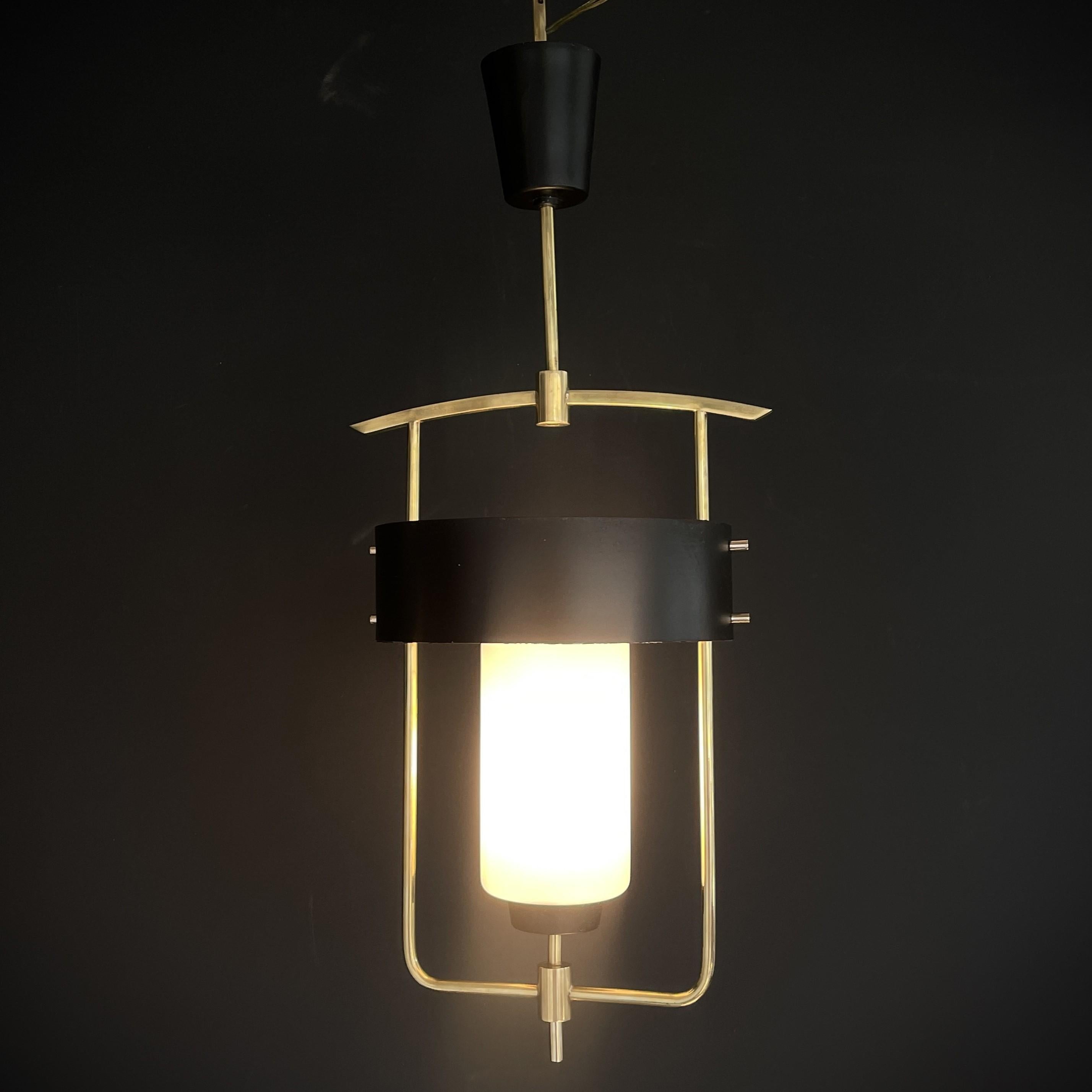 Francese Lampadario da soffitto Arlus, anni '50 in vendita