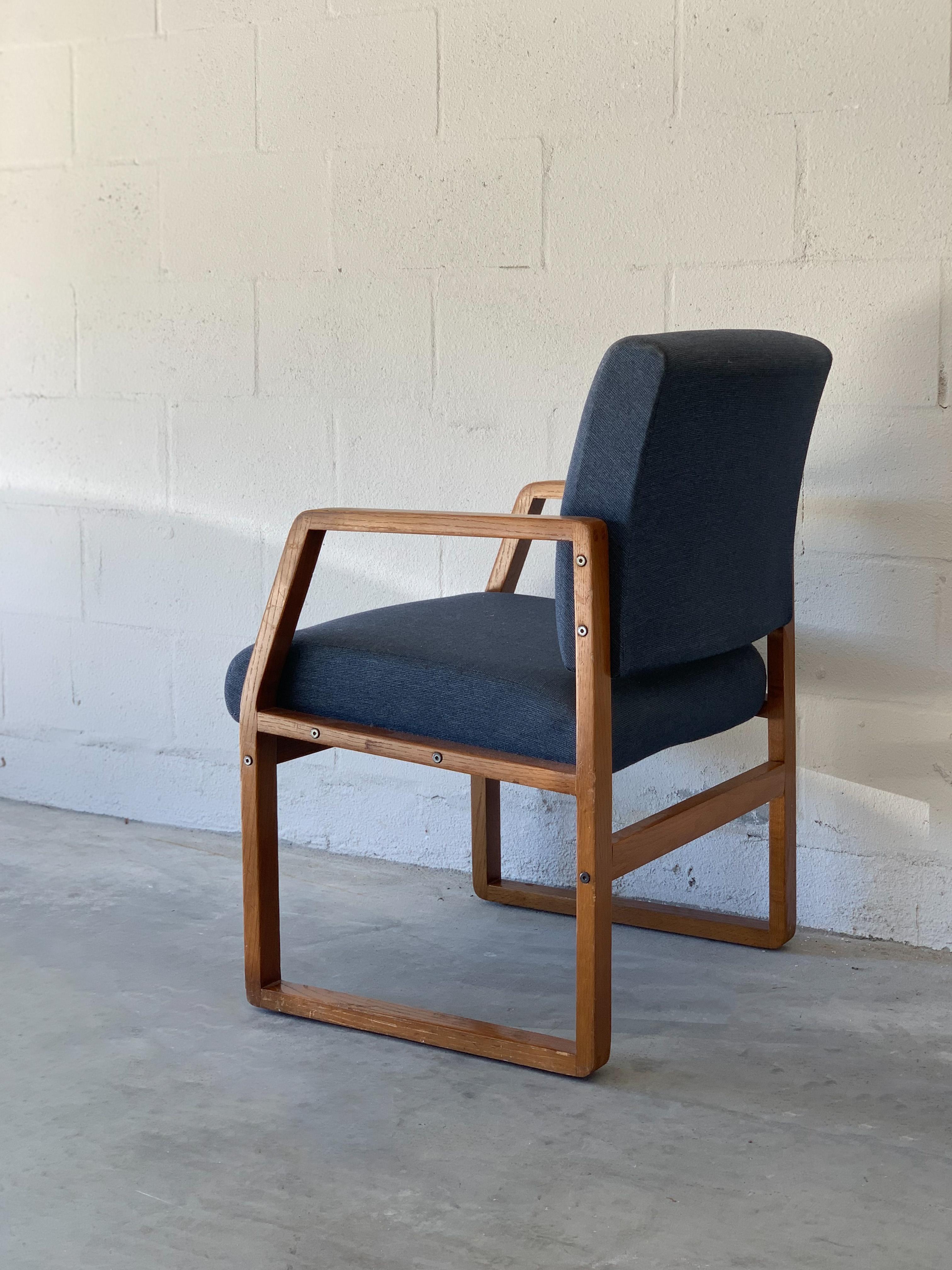Modern Sculptural Arm Chair For Sale