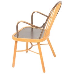 Midcentury Armchair in Elm by Eilersen, Danish Design, 1950s