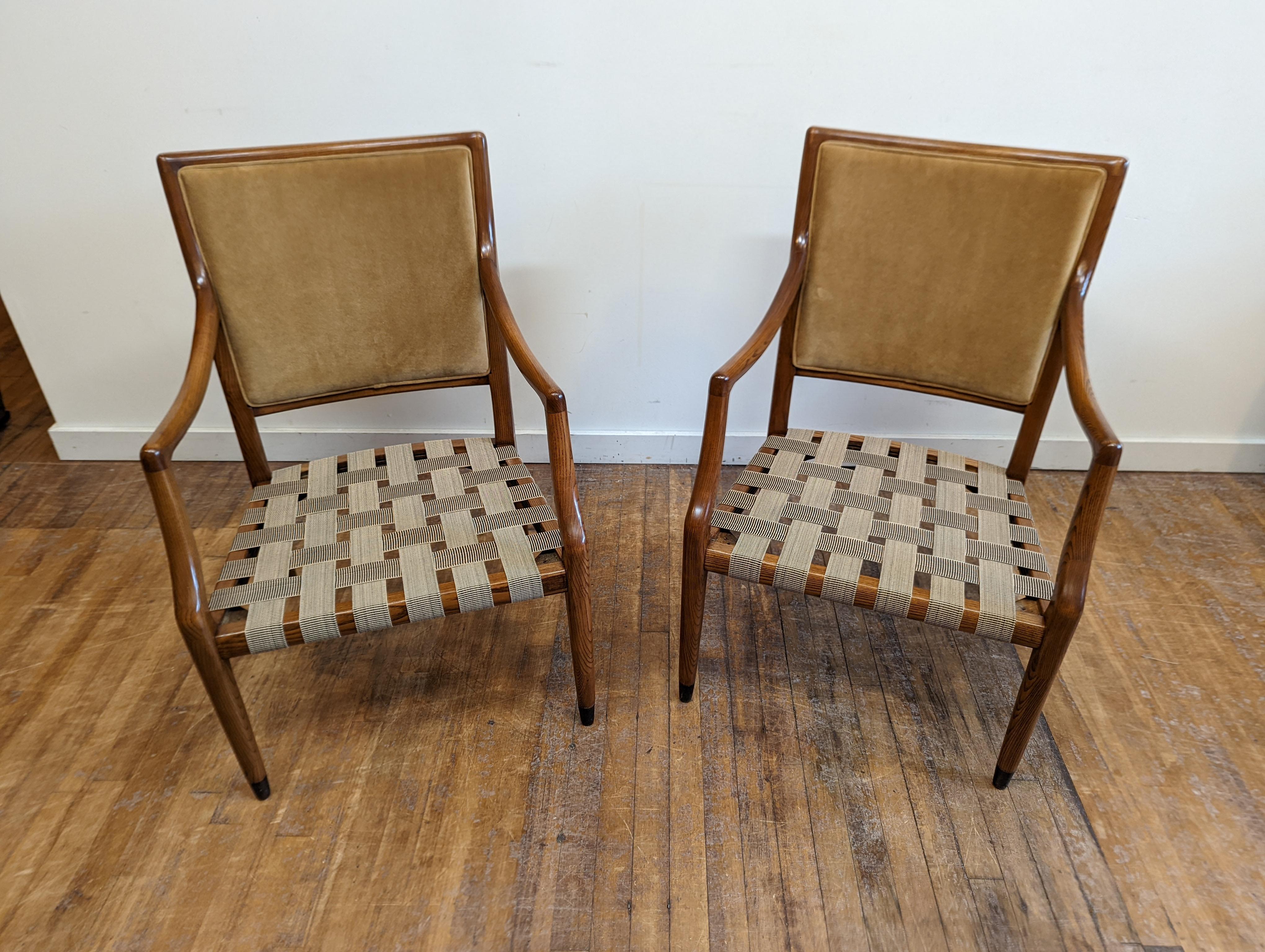 Mid Century Arm Chairs by Jack Van Der Molen For Sale 1