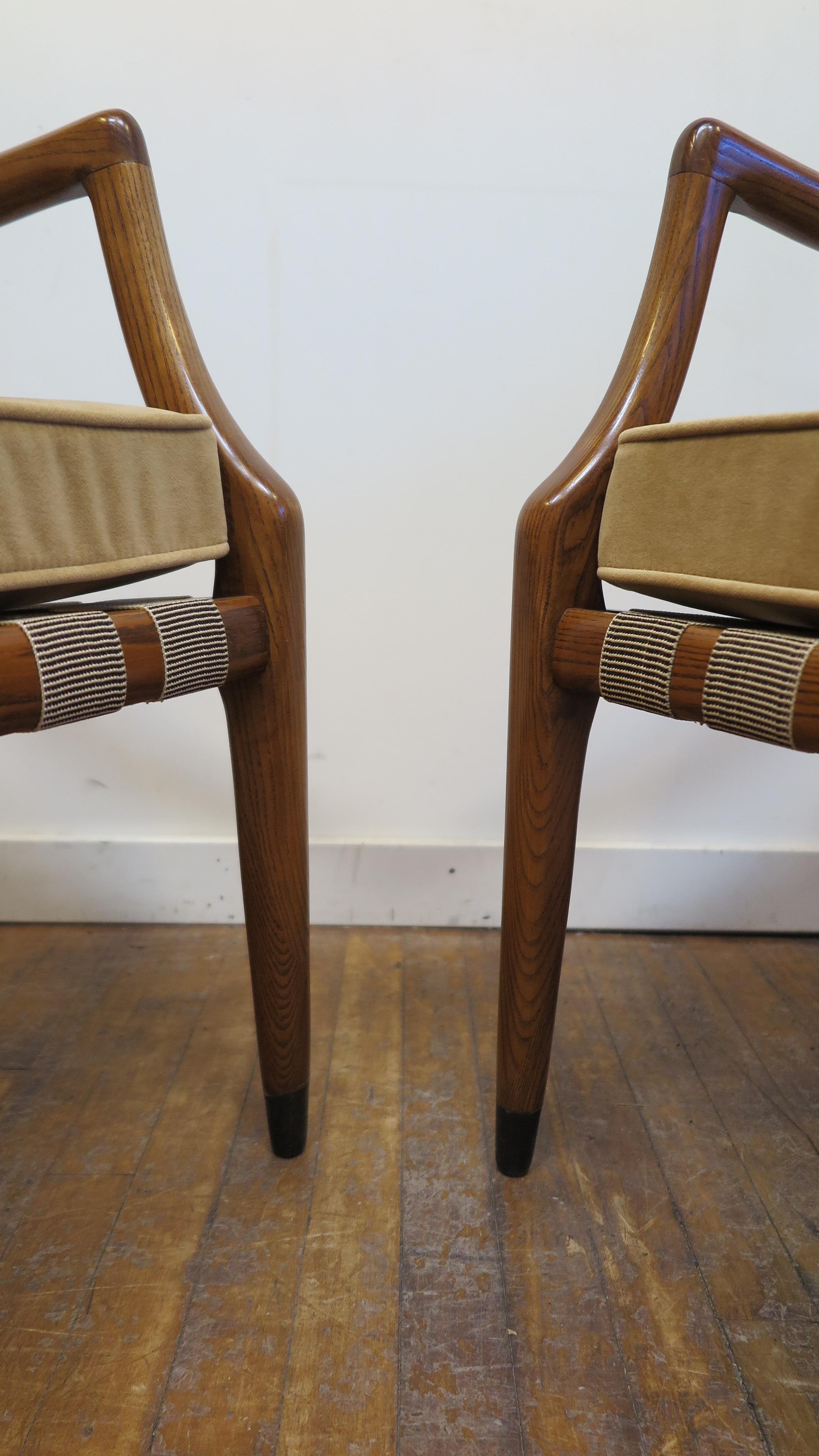Mid Century Arm Chairs by Jack Van Der Molen For Sale 2