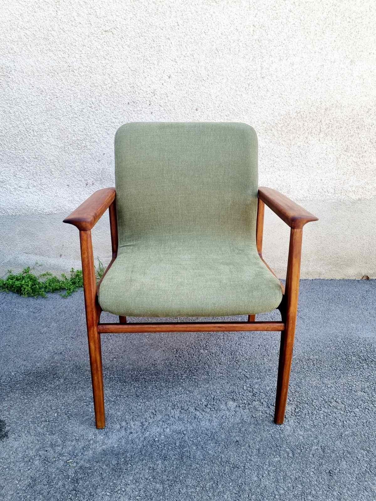 Mid-20th Century Mid Century Armchair by Anonima Castelli, Italy 60s For Sale