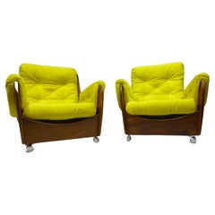 Retro Mid Century Armchair by G Plan in Velvet