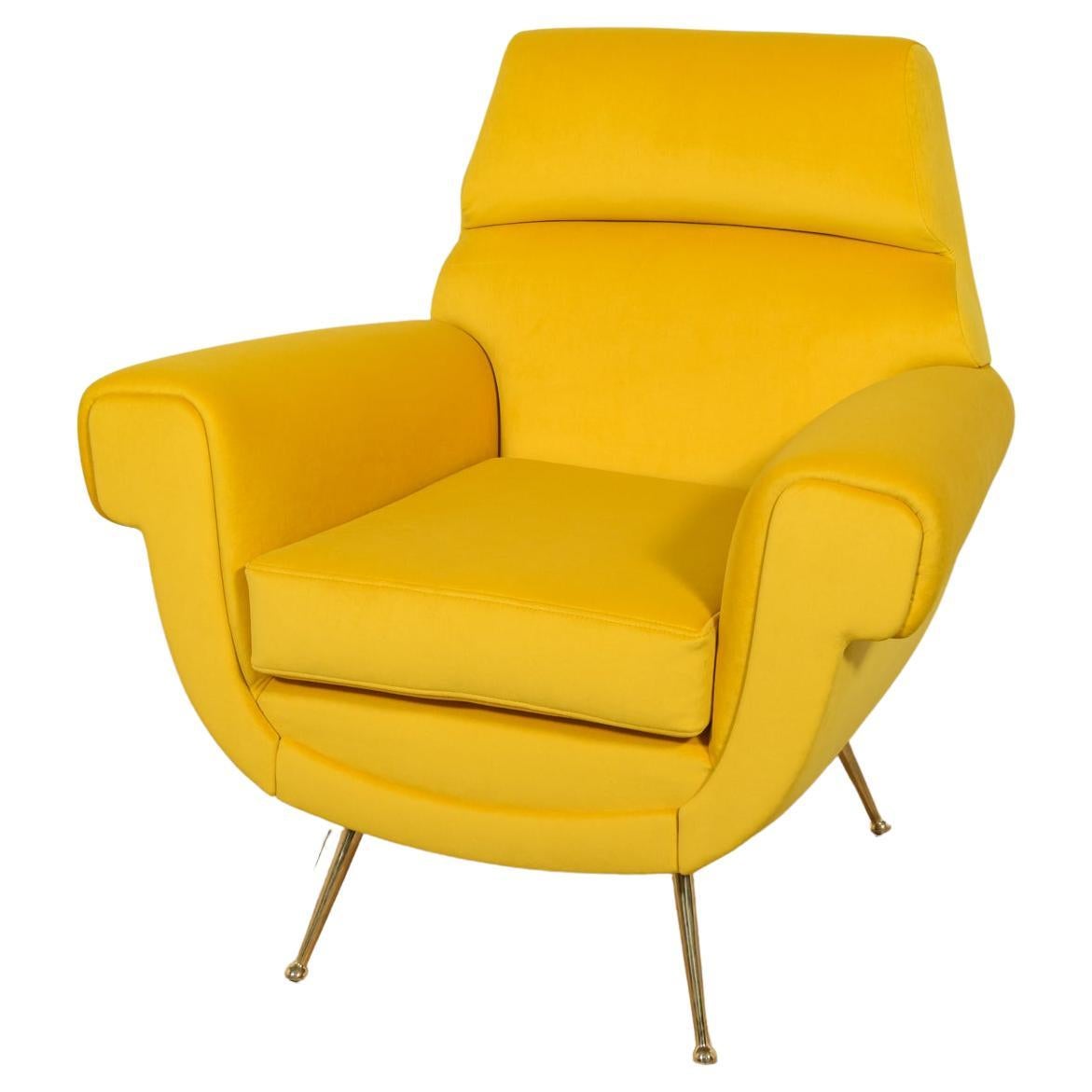Mid-Century Armchair by Gigi Radice for Minotti, Italy, 1960s