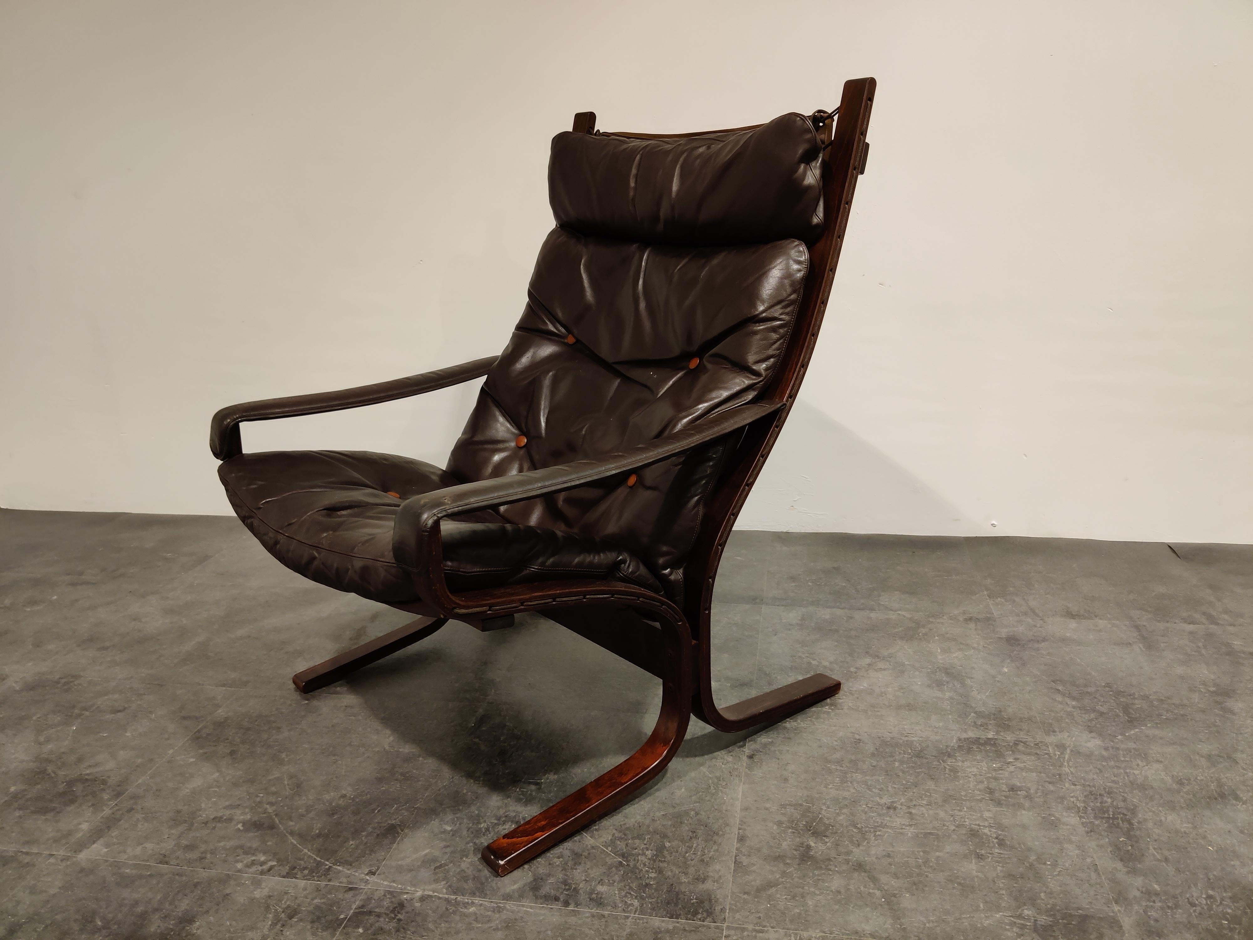 Mid-Century Modern Midcentury Armchair by Ingmar Relling for Westnofa, 1970s