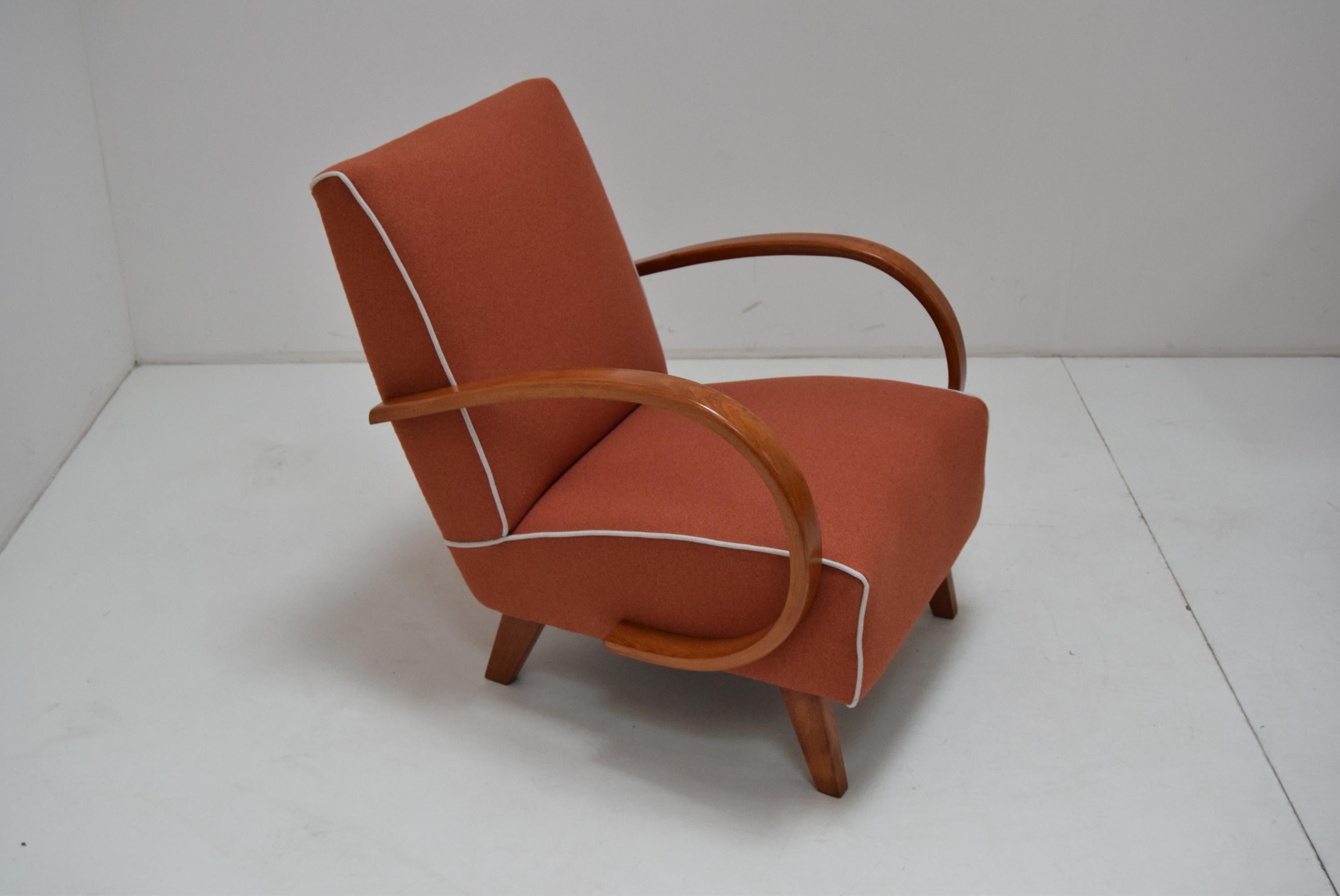 Mid-Century Modern Mid-Century Armchair by Jindrich Halabala, 1950's