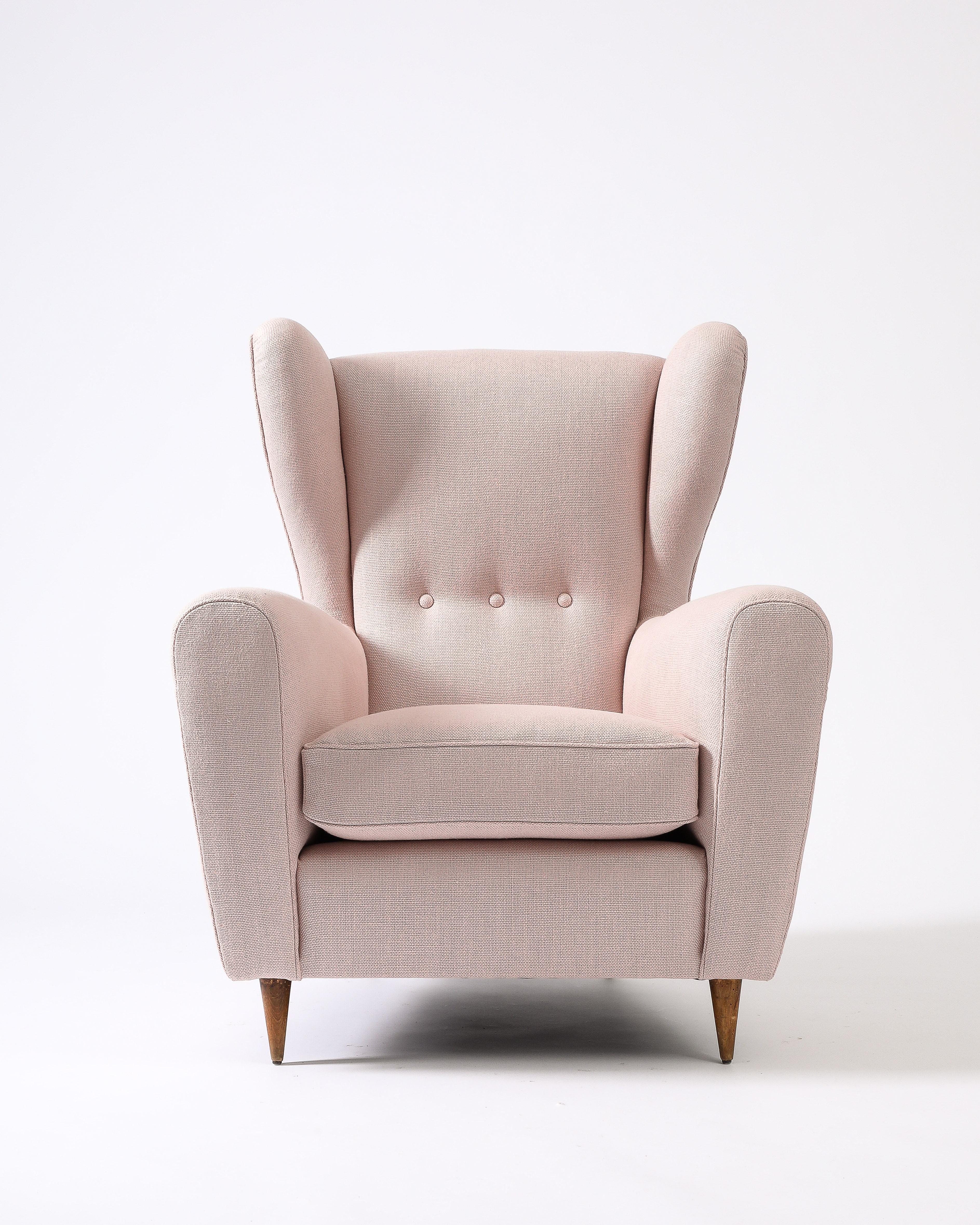 Mid Century Armchair by Paolo Buffa, Italy, c. 1950 For Sale 7