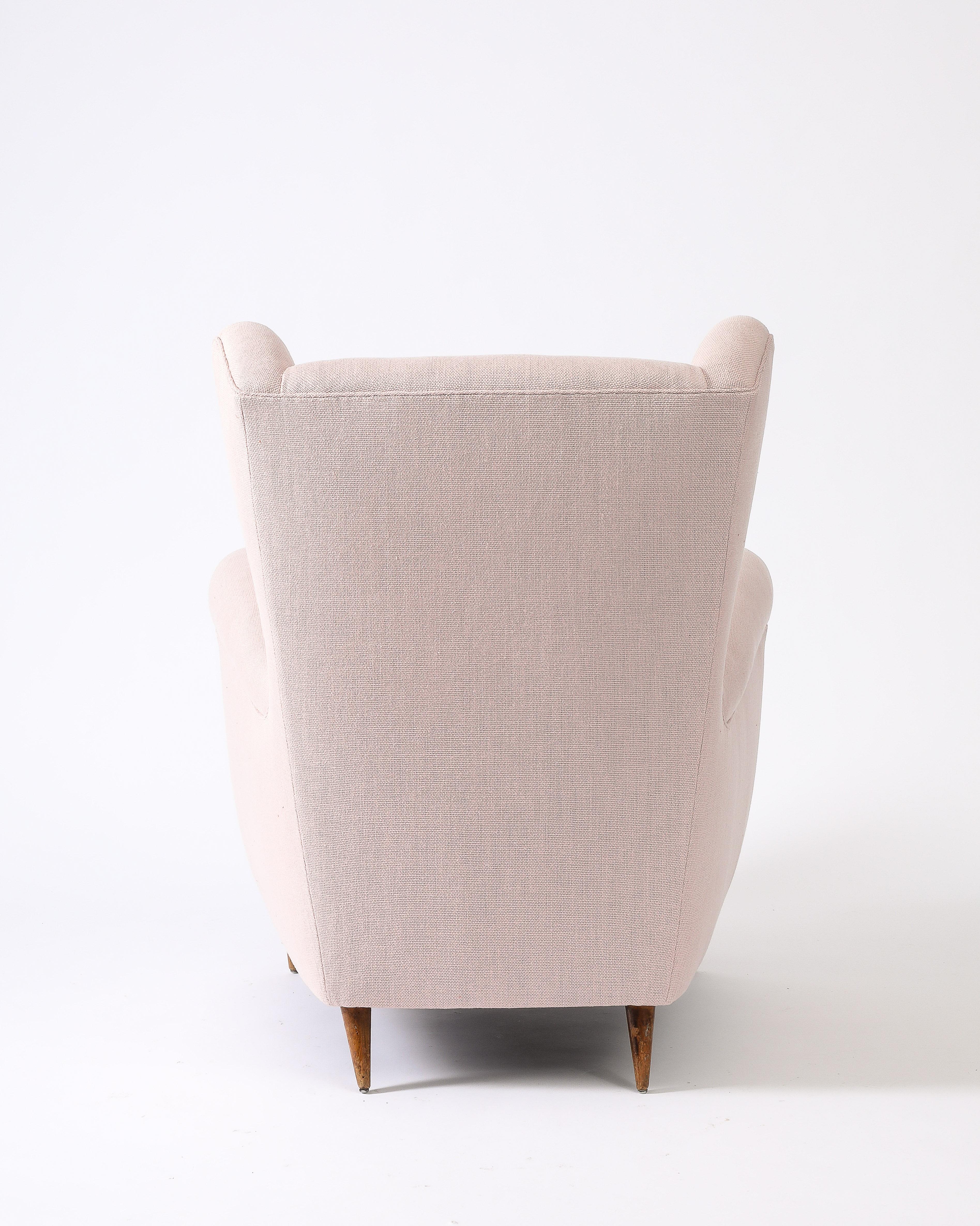 Mid-20th Century Mid Century Armchair by Paolo Buffa, Italy, c. 1950 For Sale