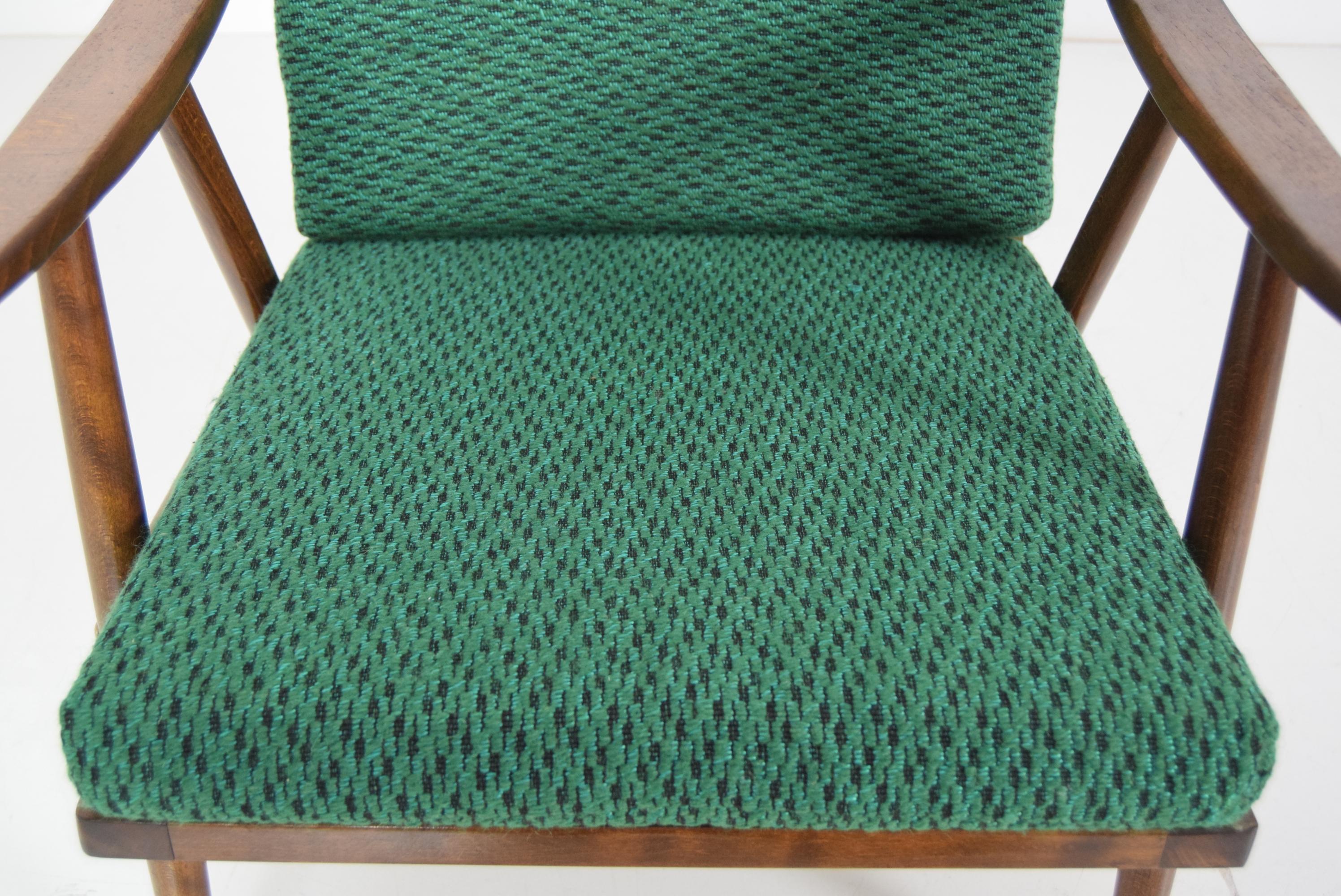 Fabric Midcentury Armchair by Ton, 1960s