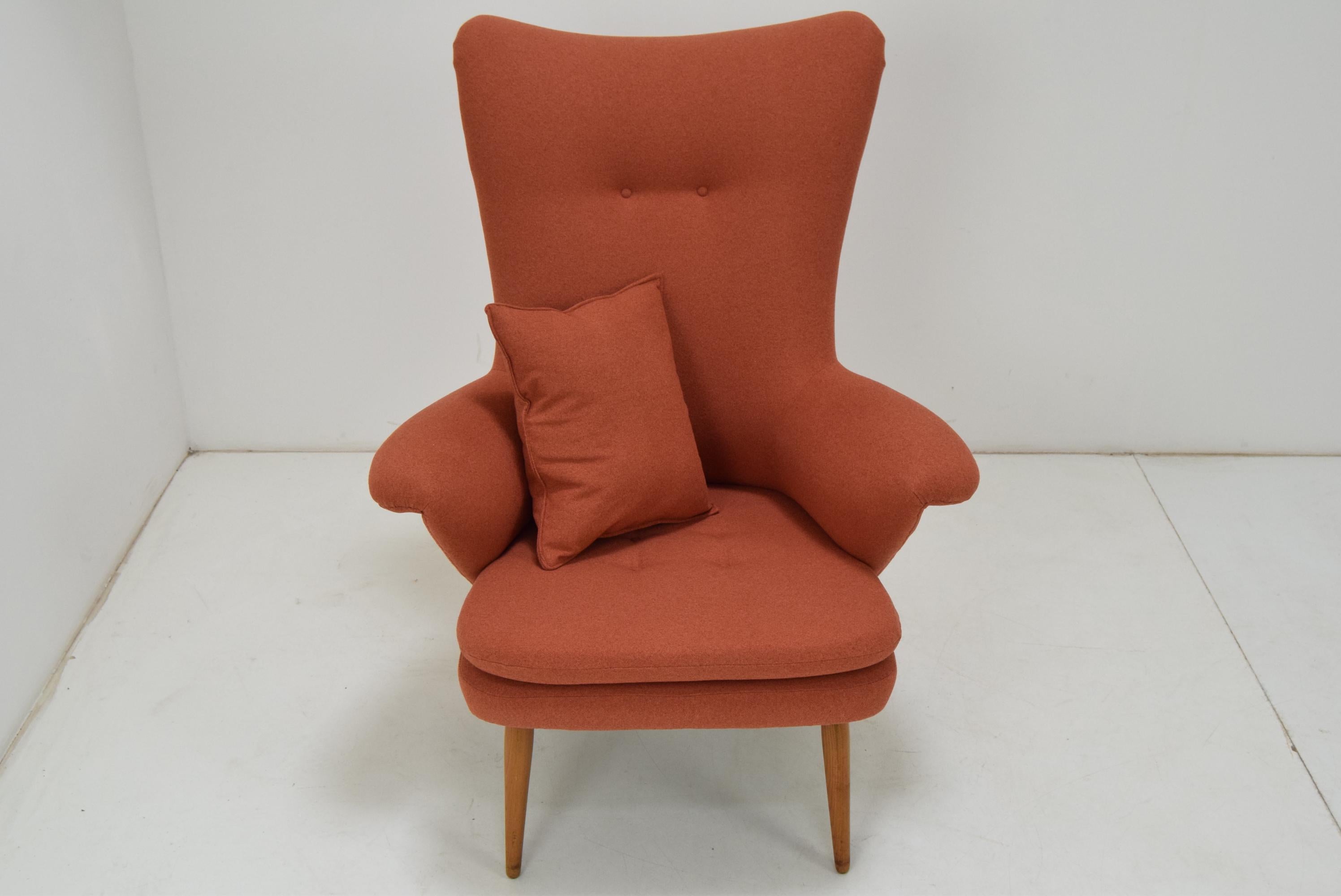 Mid-Century Armchair by Up.Rousinov, 1970’s For Sale 4