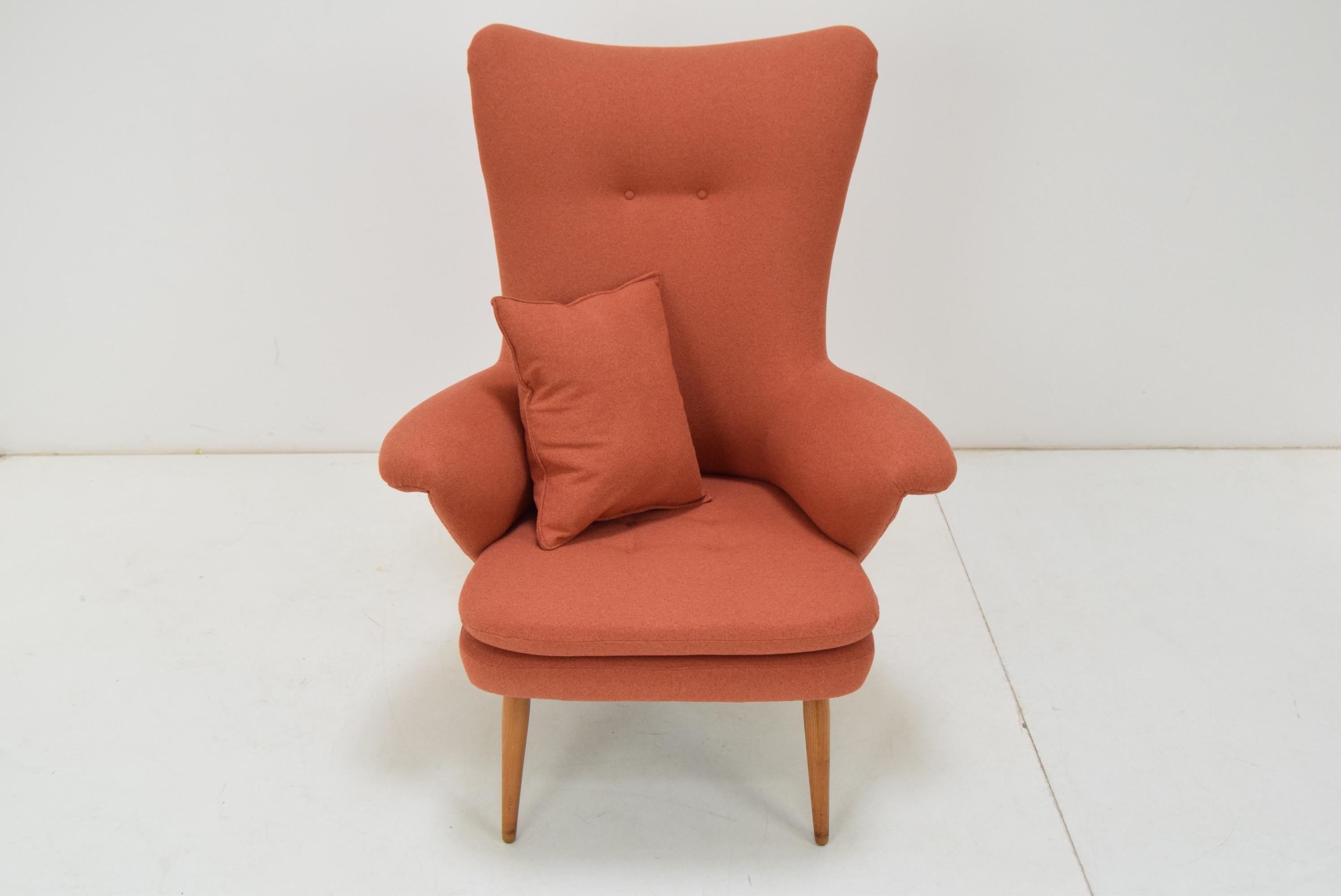 Mid-Century Modern Mid-Century Armchair by Up.Rousinov, 1970’s For Sale