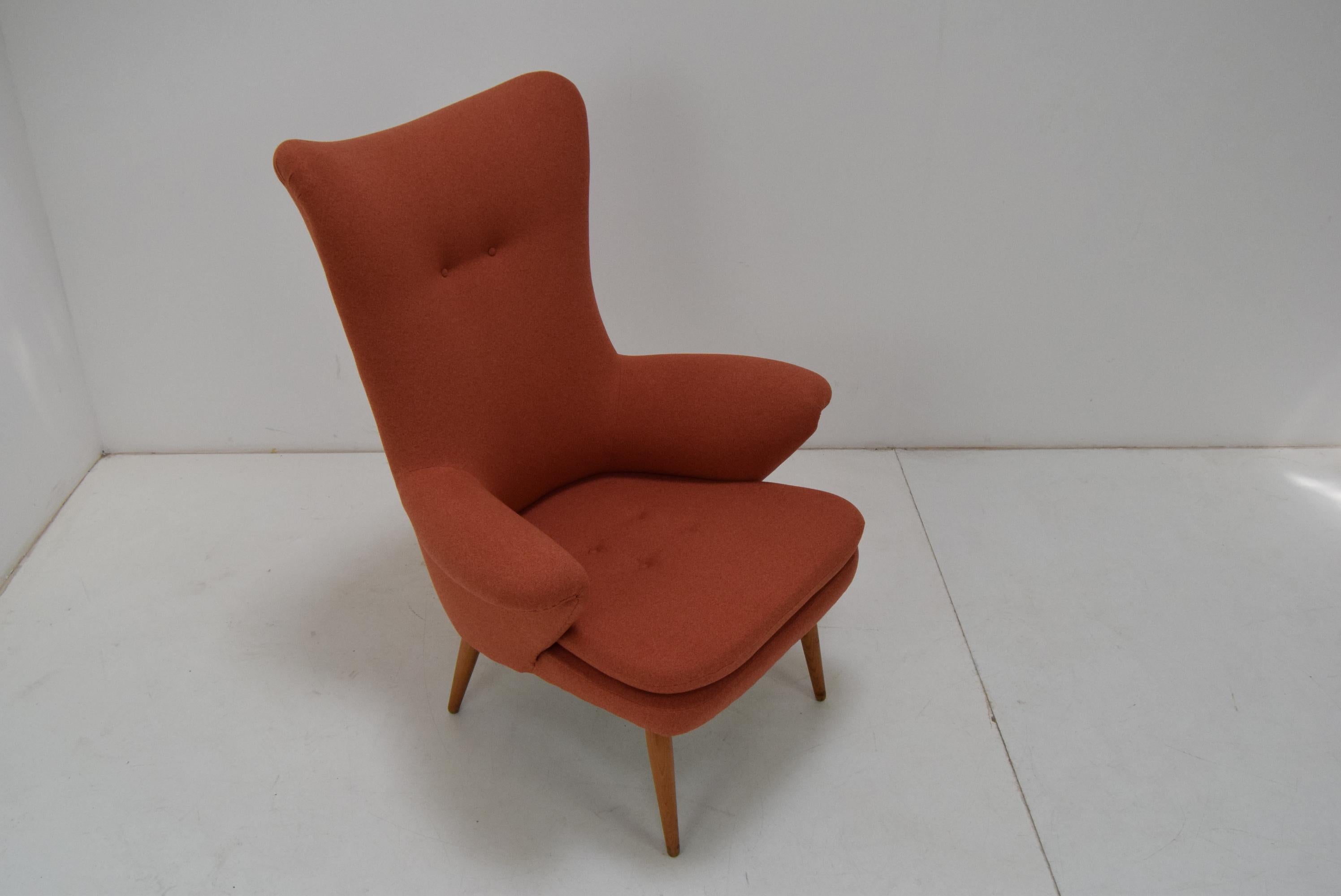 Mid-Century Armchair by Up.Rousinov, 1970’s For Sale 2