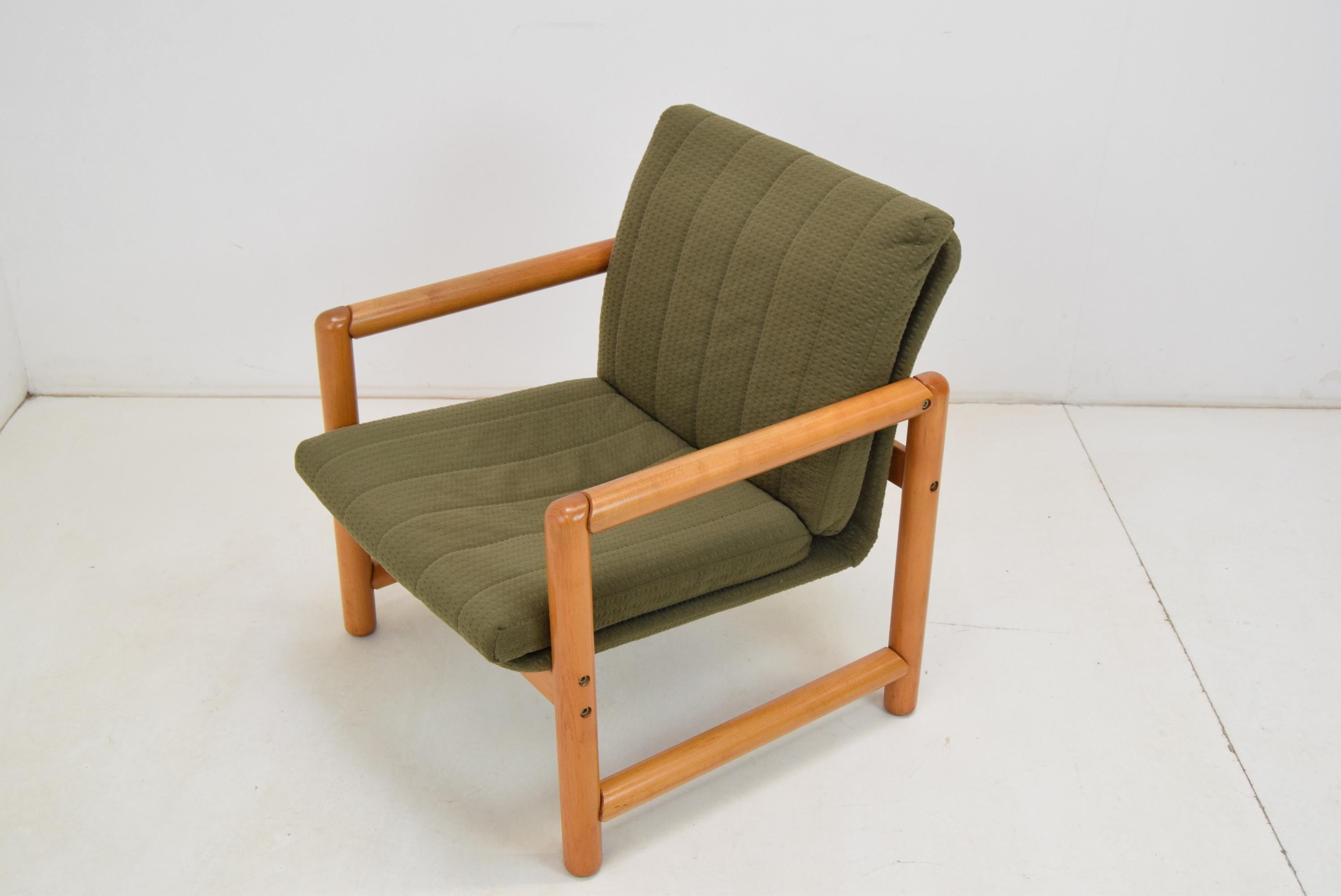 Mid-Century Modern Midcentury Armchair, Czechoslovakia, 1970s. For Sale