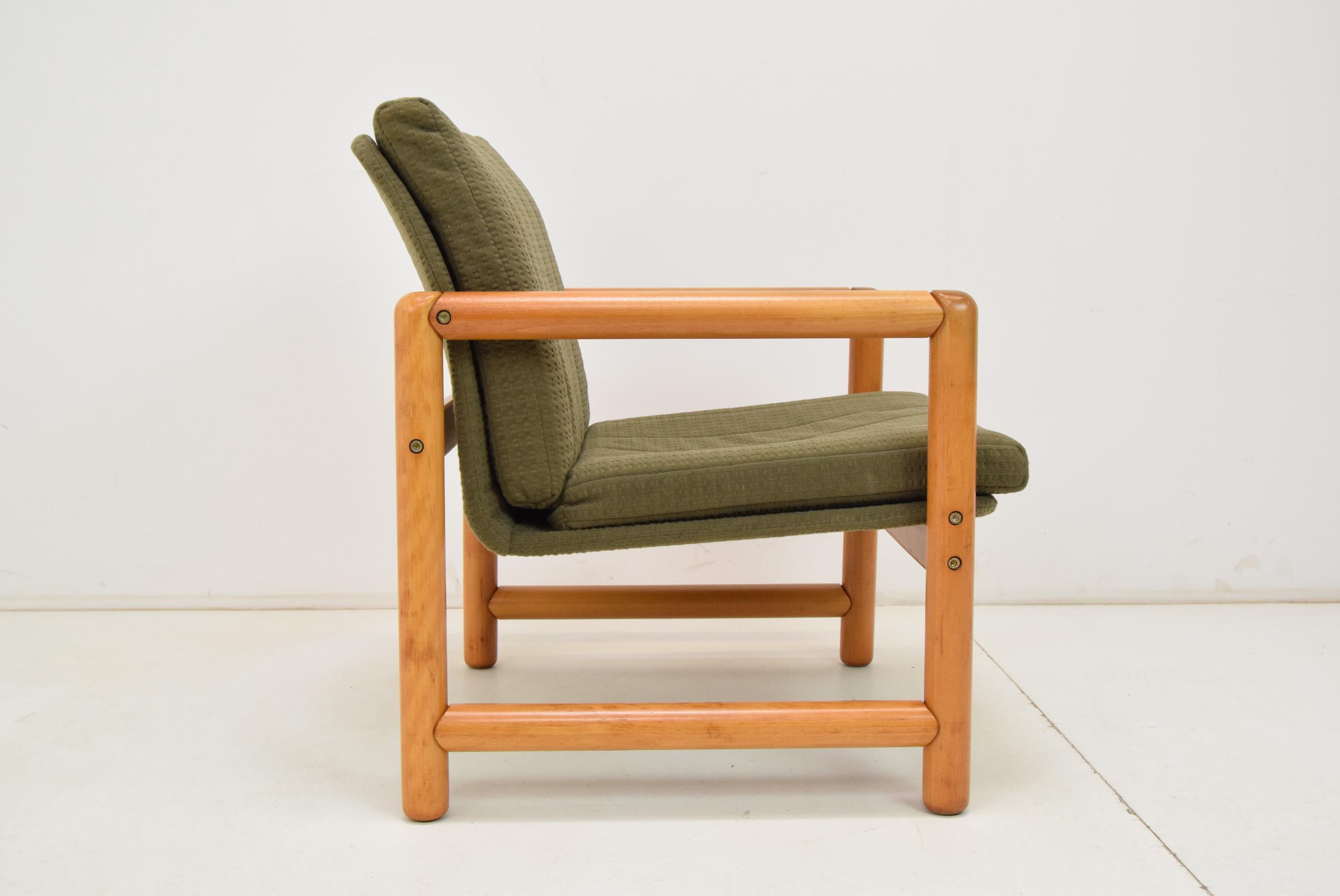 Midcentury Armchair, Czechoslovakia, 1970s.  For Sale 2