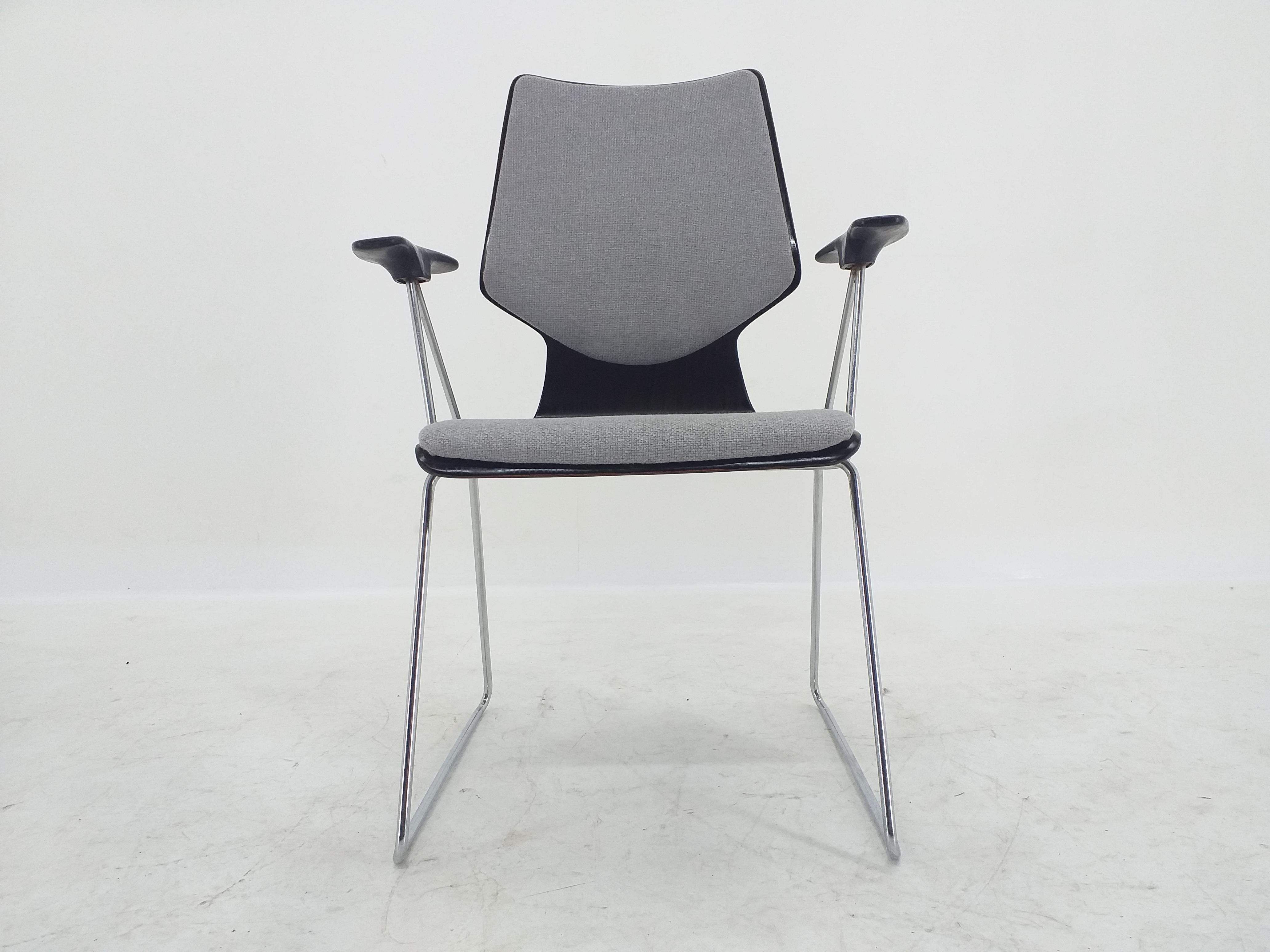 Sessel aus der Mitte des Jahrhunderts, entworfen von Elmar Fltotto für Pagholz, 1970er Jahre im Angebot 4