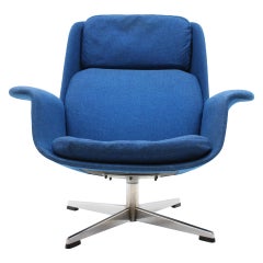 Midcentury Armchair Designed by Olli Borg for Asko, Finland, 1960s