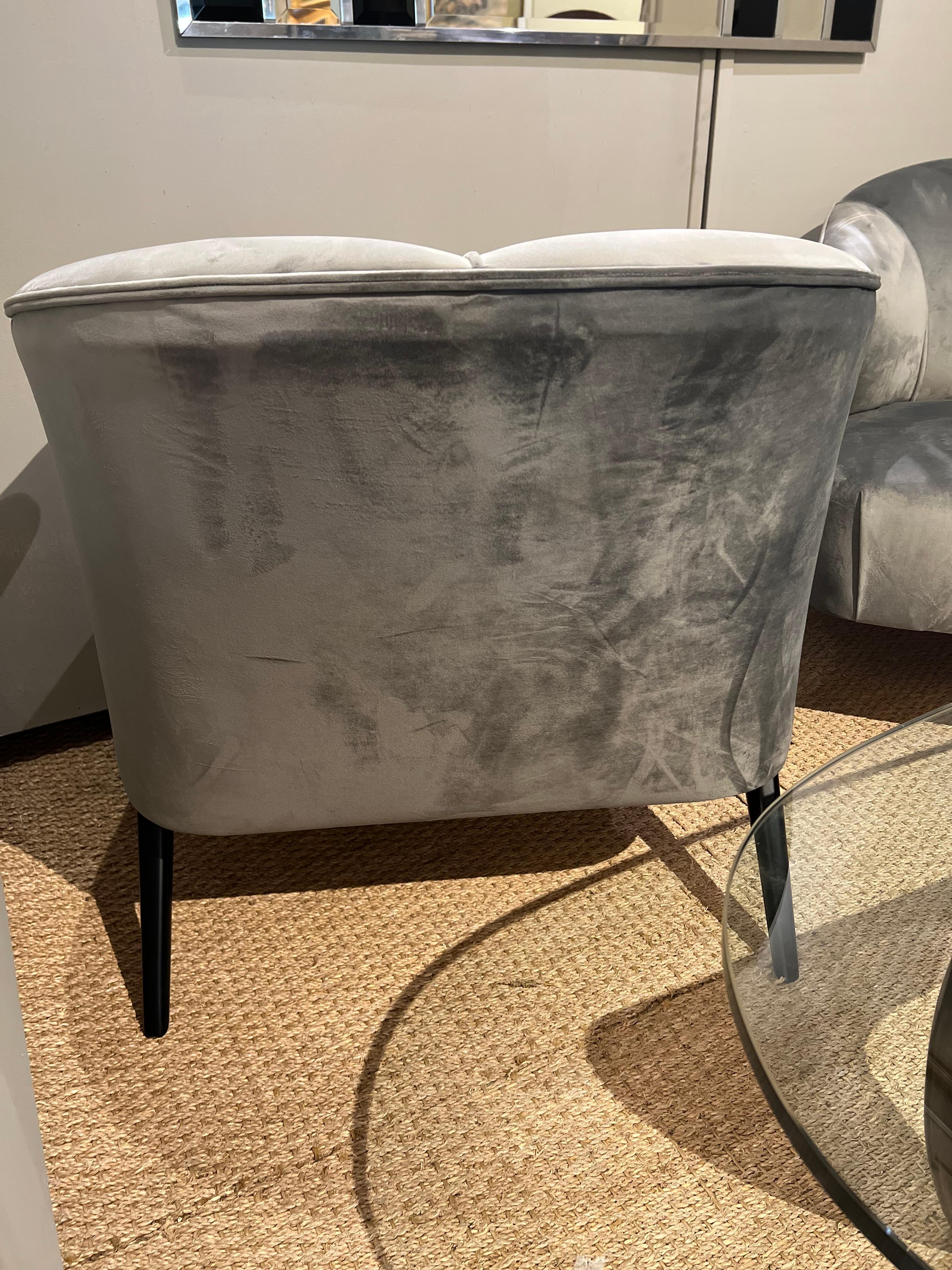 Mid-Century Modern Fauteuil italien du milieu du siècle dans le style de Gino Ponti en vente