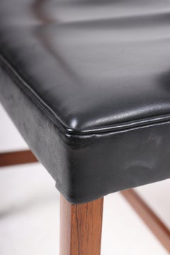 Fauteuil du milieu du siècle en bois de rose conçu par Ole Wanscher, design danois, années 1950