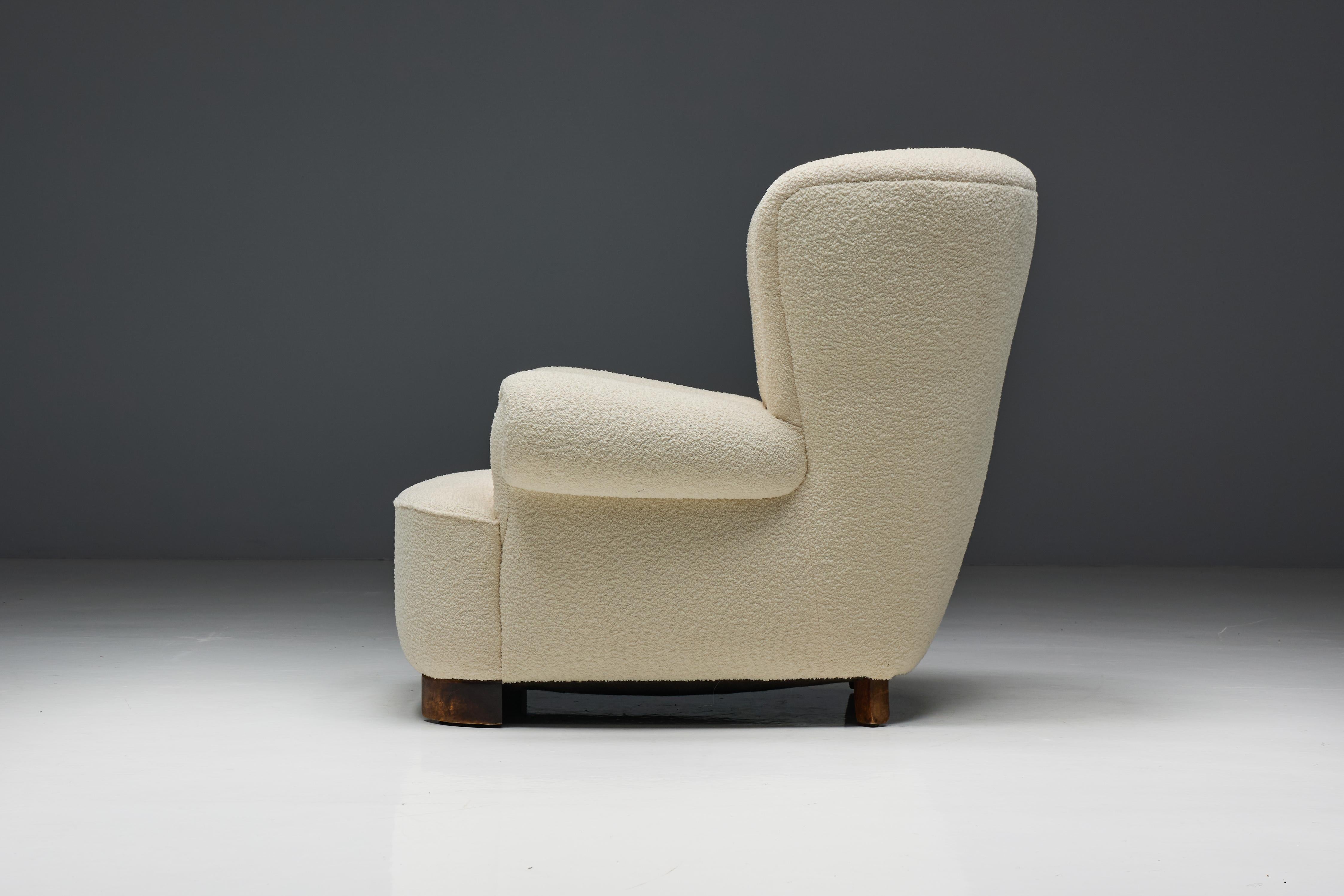 Poltrona di metà secolo nello stile di Flemming Lassen, Scandinavia, anni '60 in vendita 3