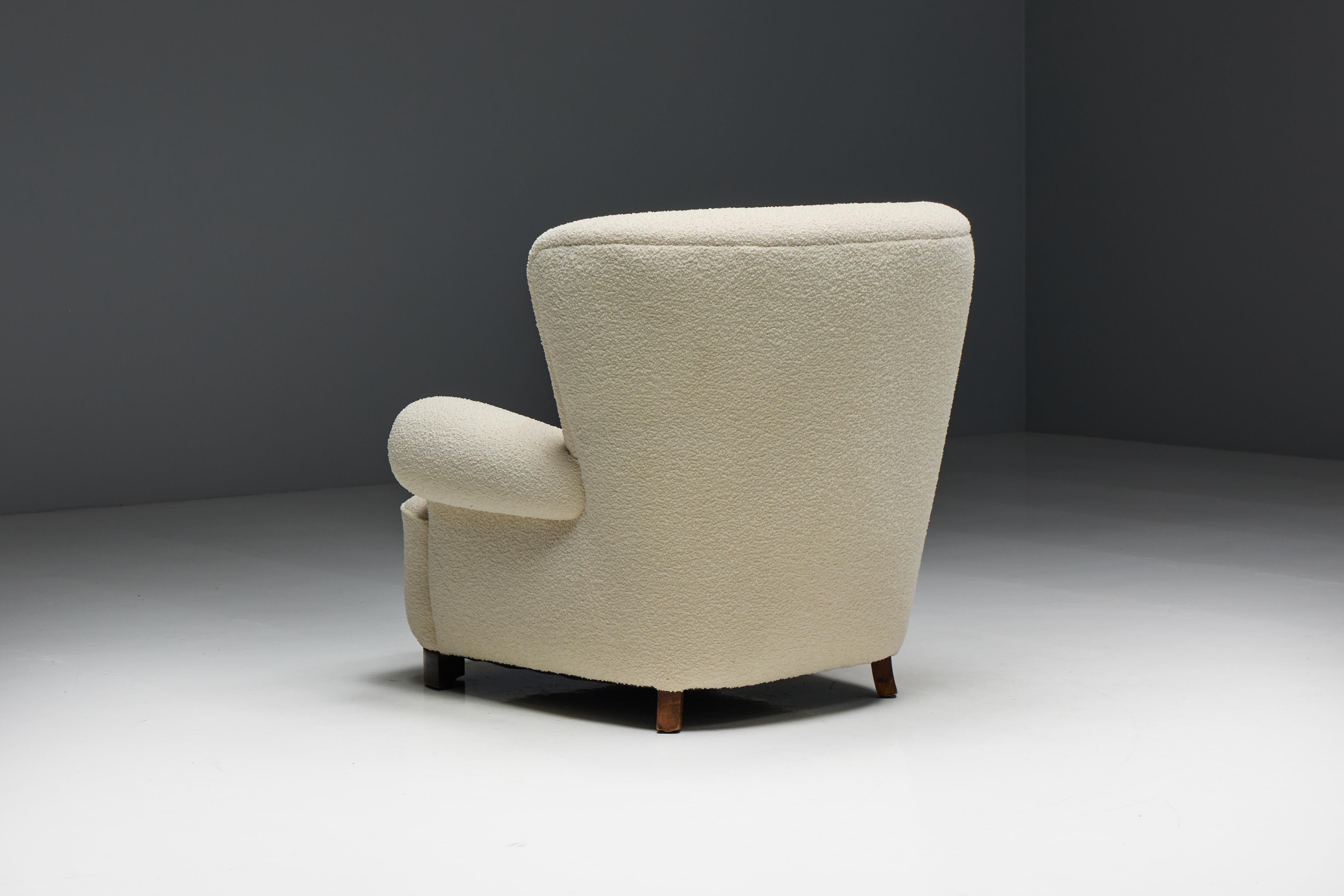 Poltrona di metà secolo nello stile di Flemming Lassen, Scandinavia, anni '60 in vendita 4