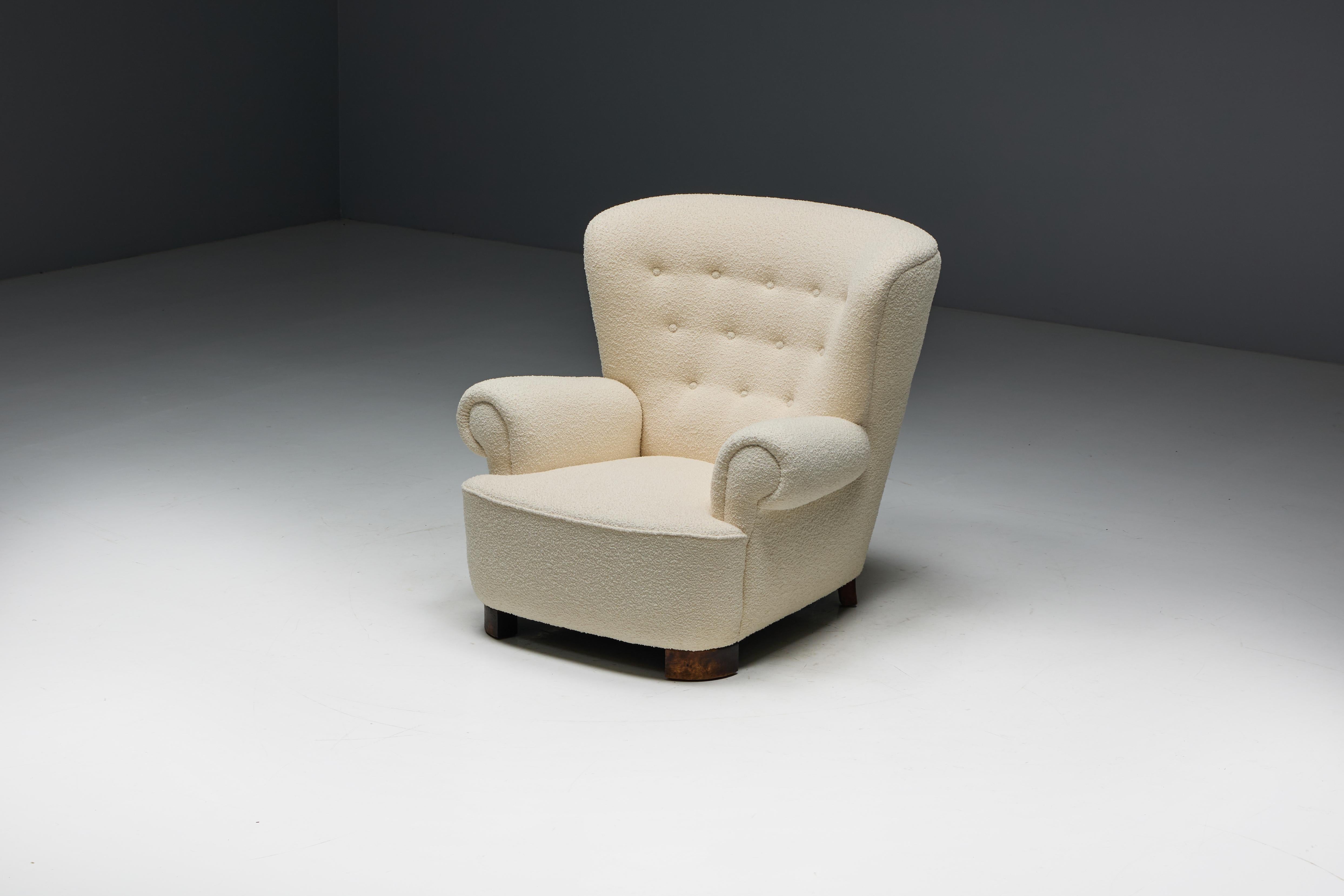 Poltrona di metà secolo nello stile di Flemming Lassen, Scandinavia, anni '60 in vendita 1