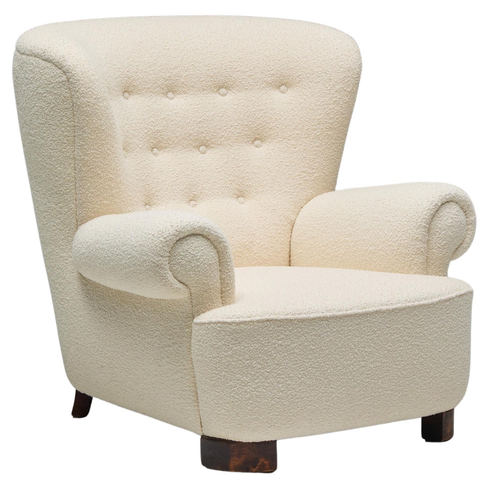 Mid-Century Armchair in the Style of Flemming Lassen, Scandinavia, 1960s