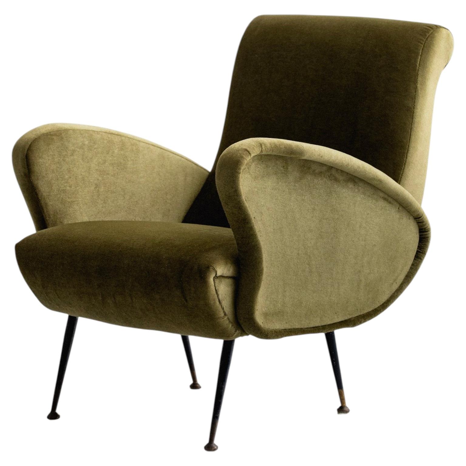 Mid-Century Armchair in the Style of Marco Zanuso